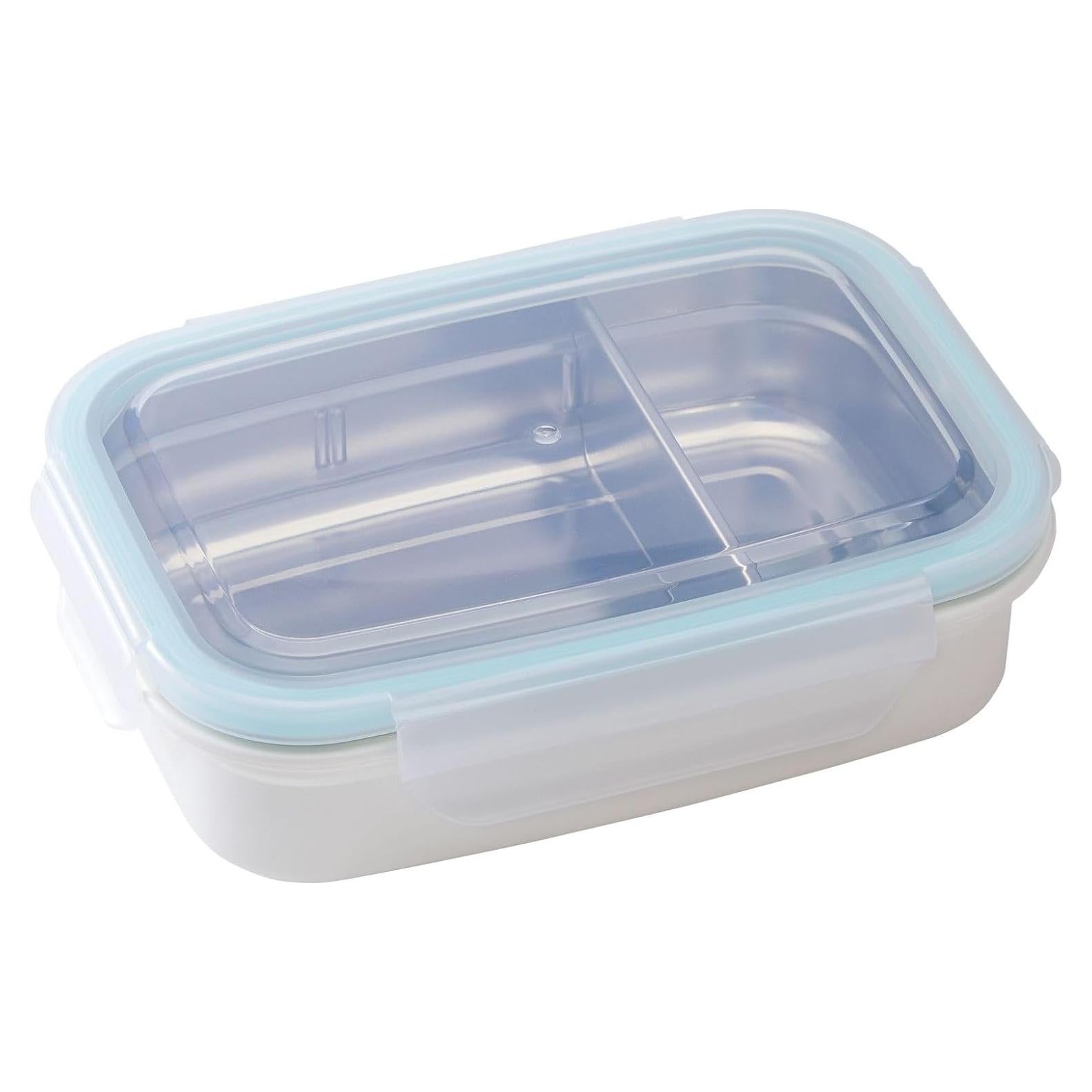 Caja Bento Dividida Innobaby de Acero Inoxidable 532 ml Aqua
