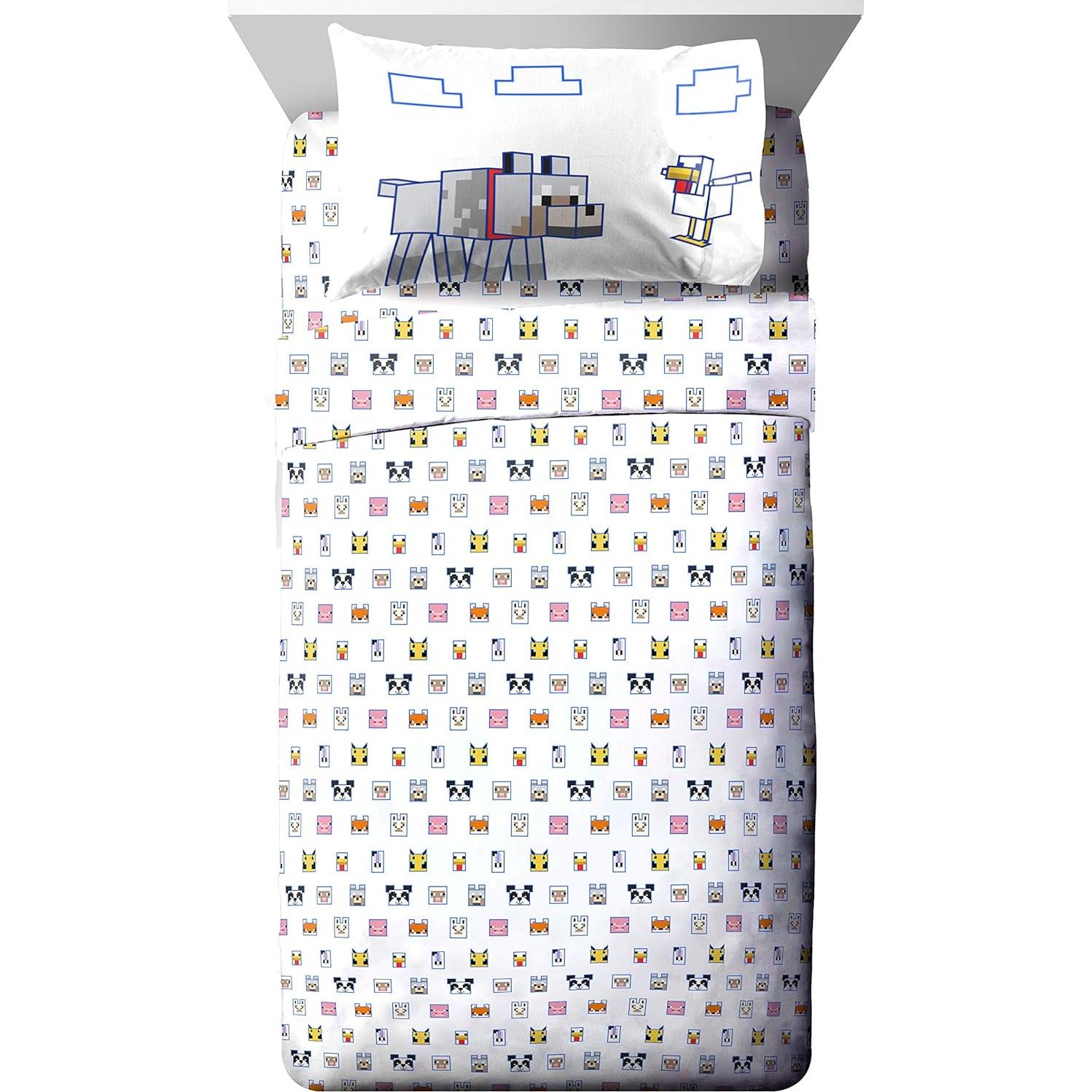 Juego de Cama Completo Jay Franco Minecraft 7 Piezas