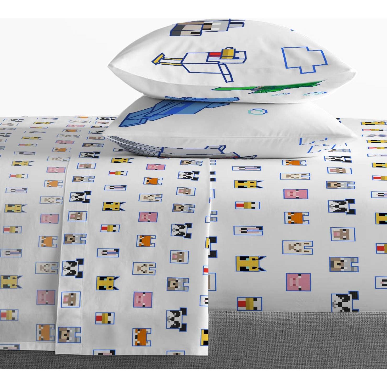 Juego de Cama Completo Jay Franco Minecraft 7 Piezas