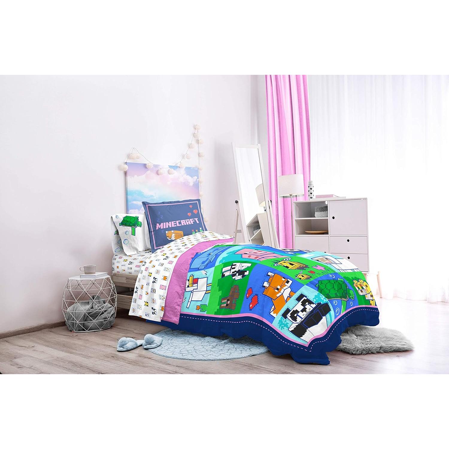 Juego de Cama Completo Jay Franco Minecraft 7 Piezas