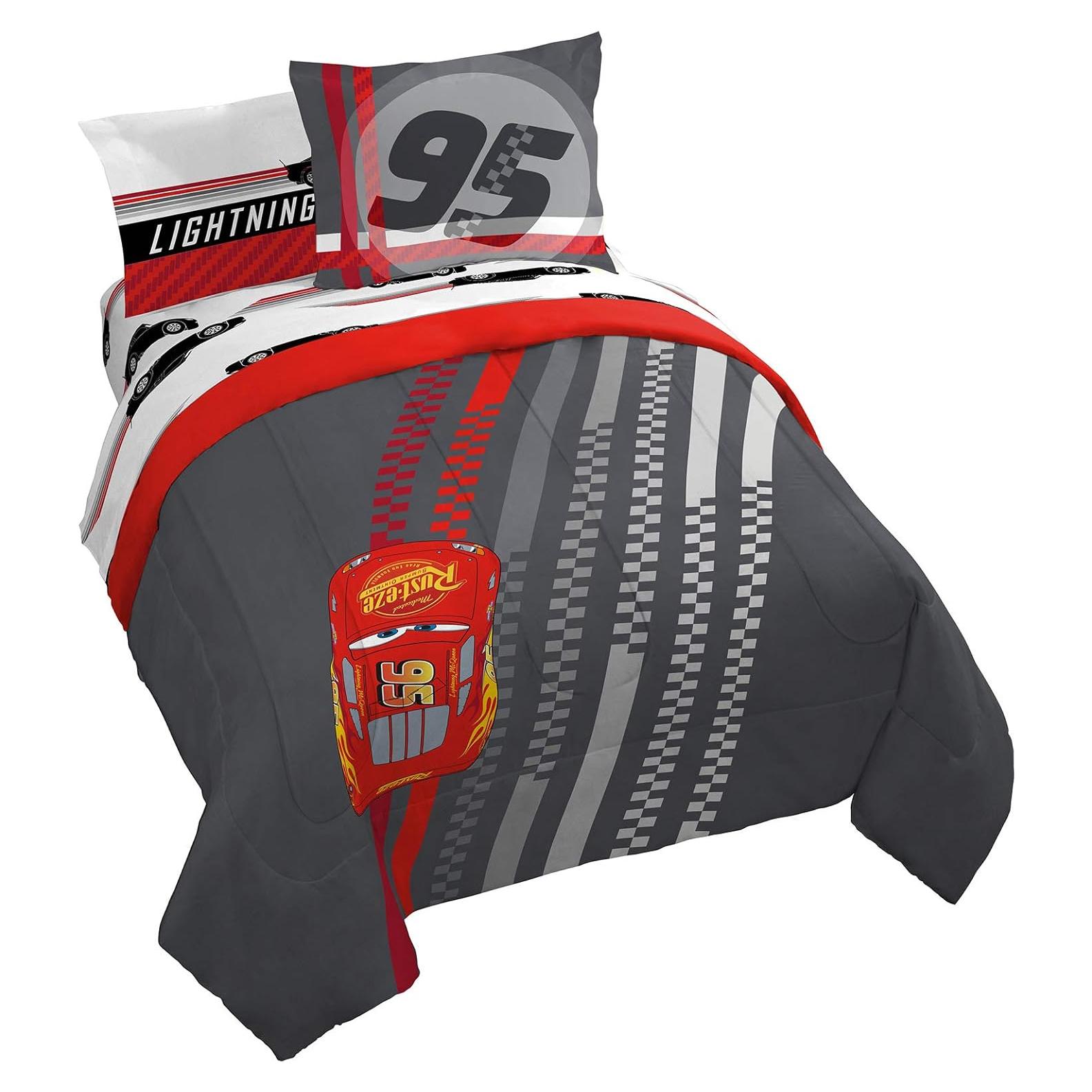 Juego de Cama Queen Cars Jay Franco 7 Piezas Microfibra