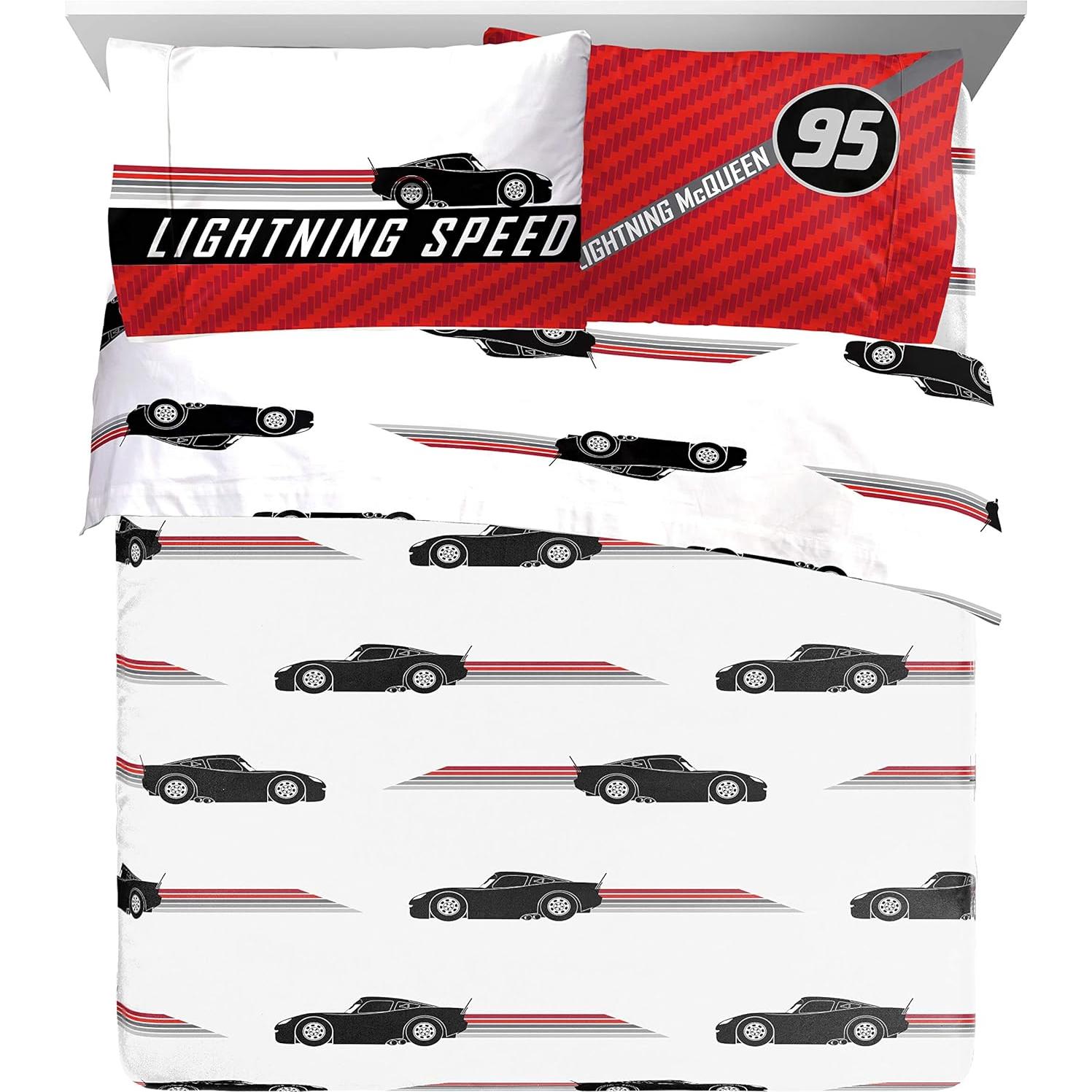 Juego de Cama Queen Cars Jay Franco 7 Piezas Microfibra