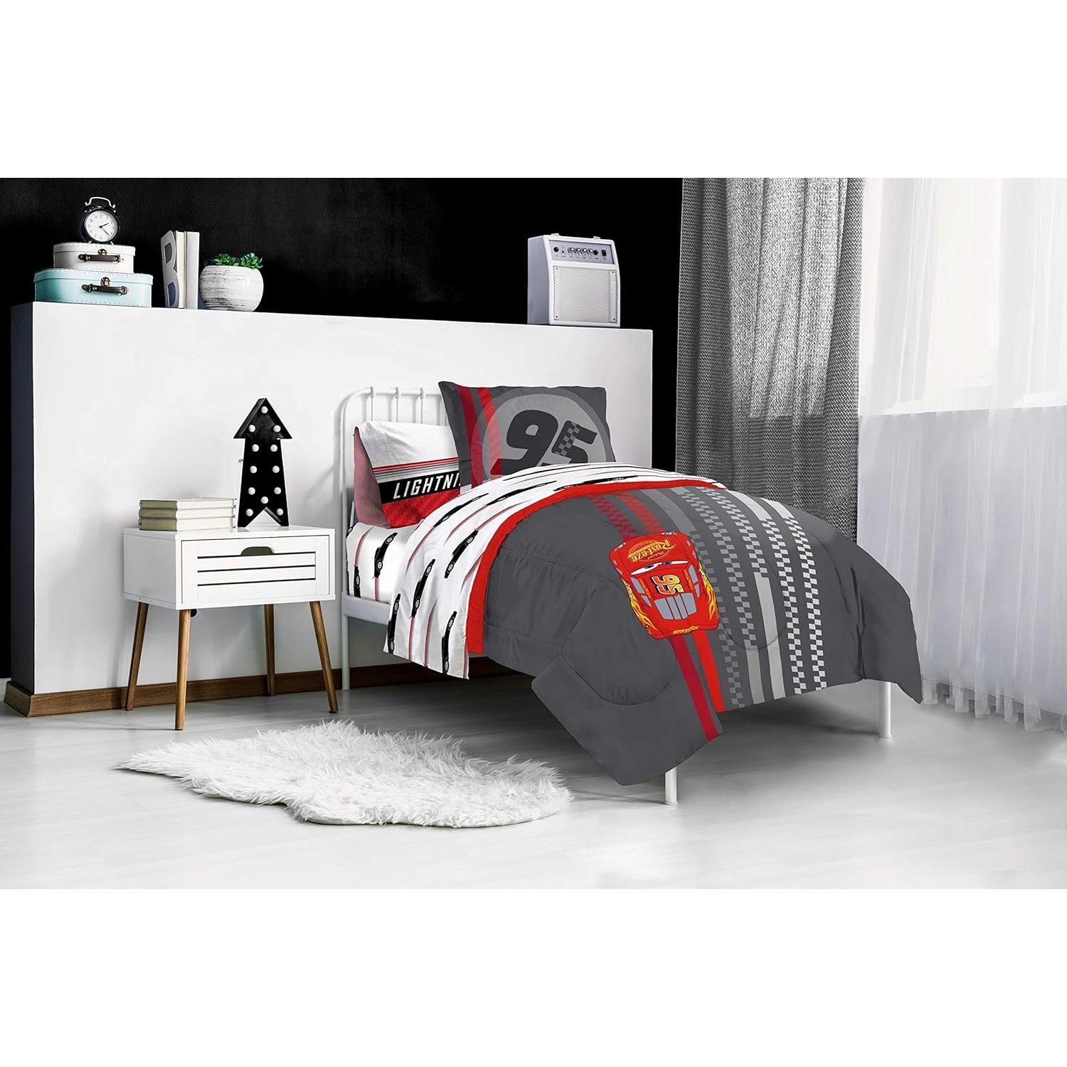 Juego de Cama Queen Cars Jay Franco 7 Piezas Microfibra