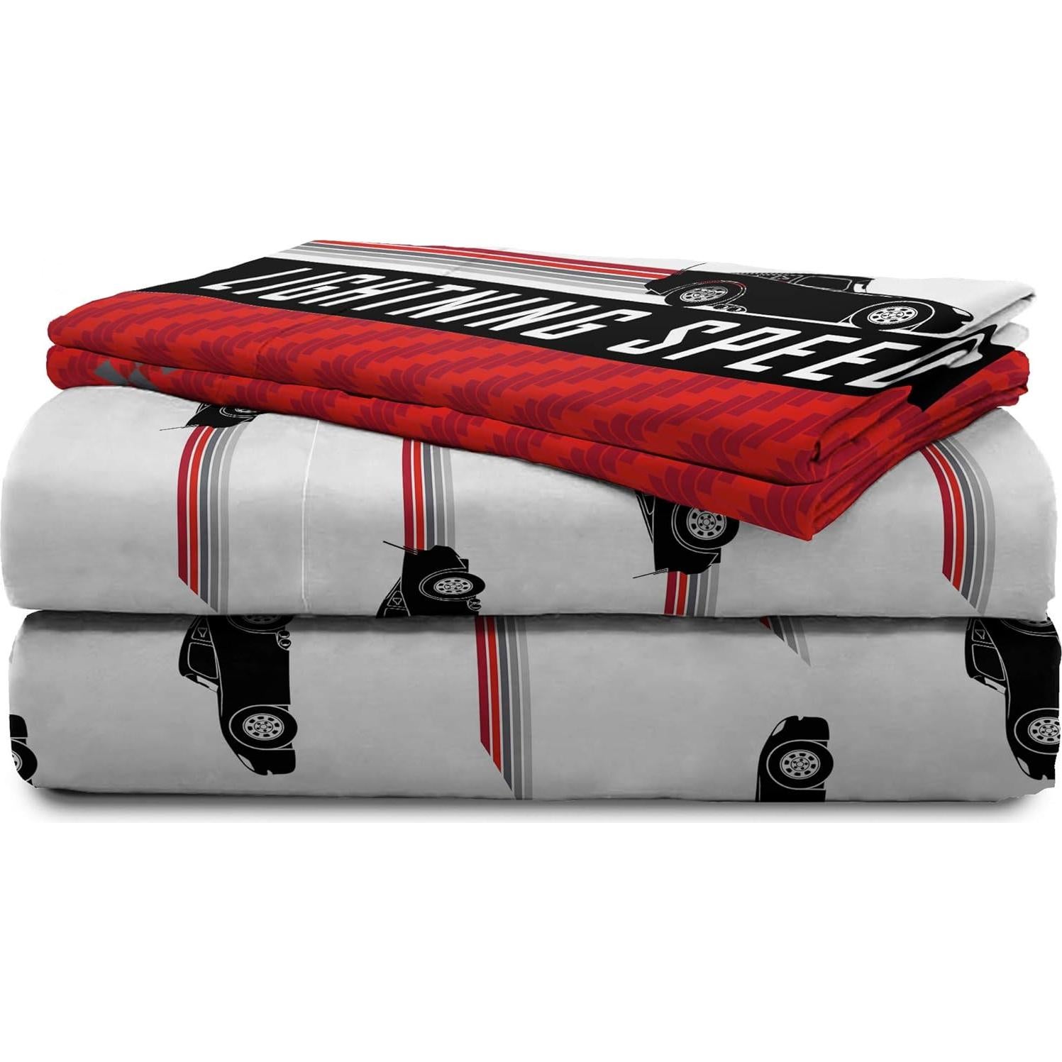 Juego de Cama Queen Cars Jay Franco 7 Piezas Microfibra