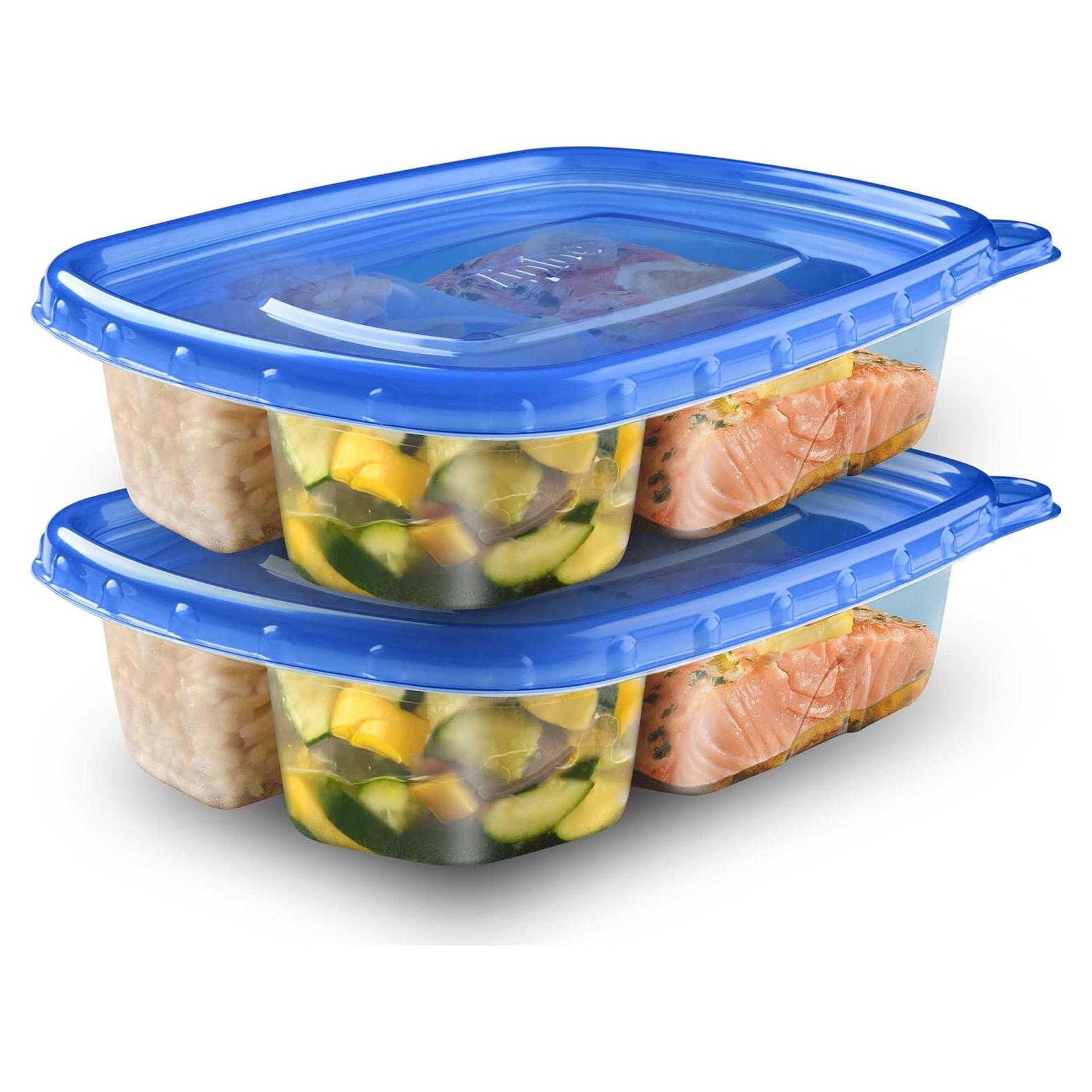 Contenedores de Almacenamiento Ziploc 2 Piezas Rectangulares 75.7L