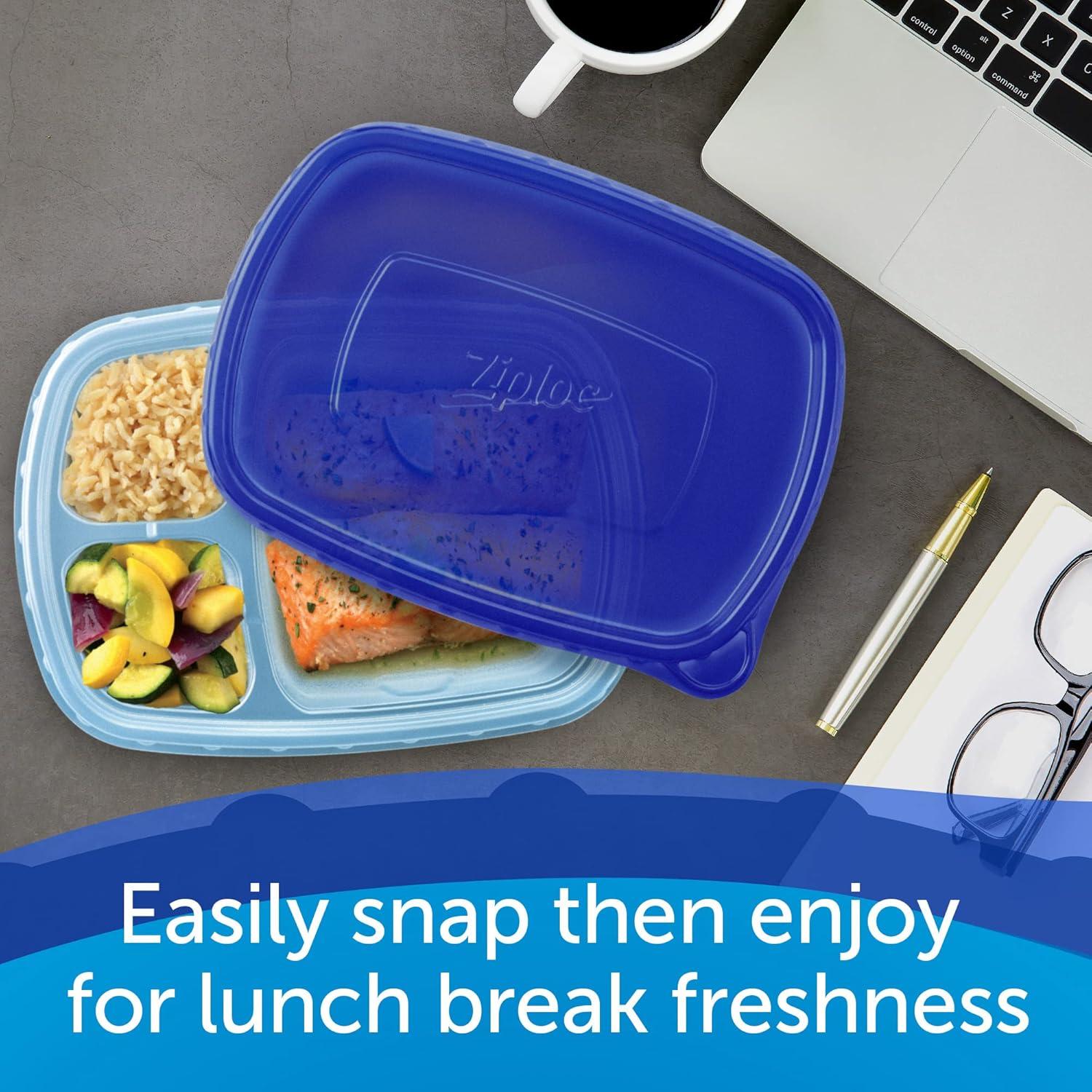 Contenedores de Almacenamiento Ziploc 2 Piezas Rectangulares 75.7L