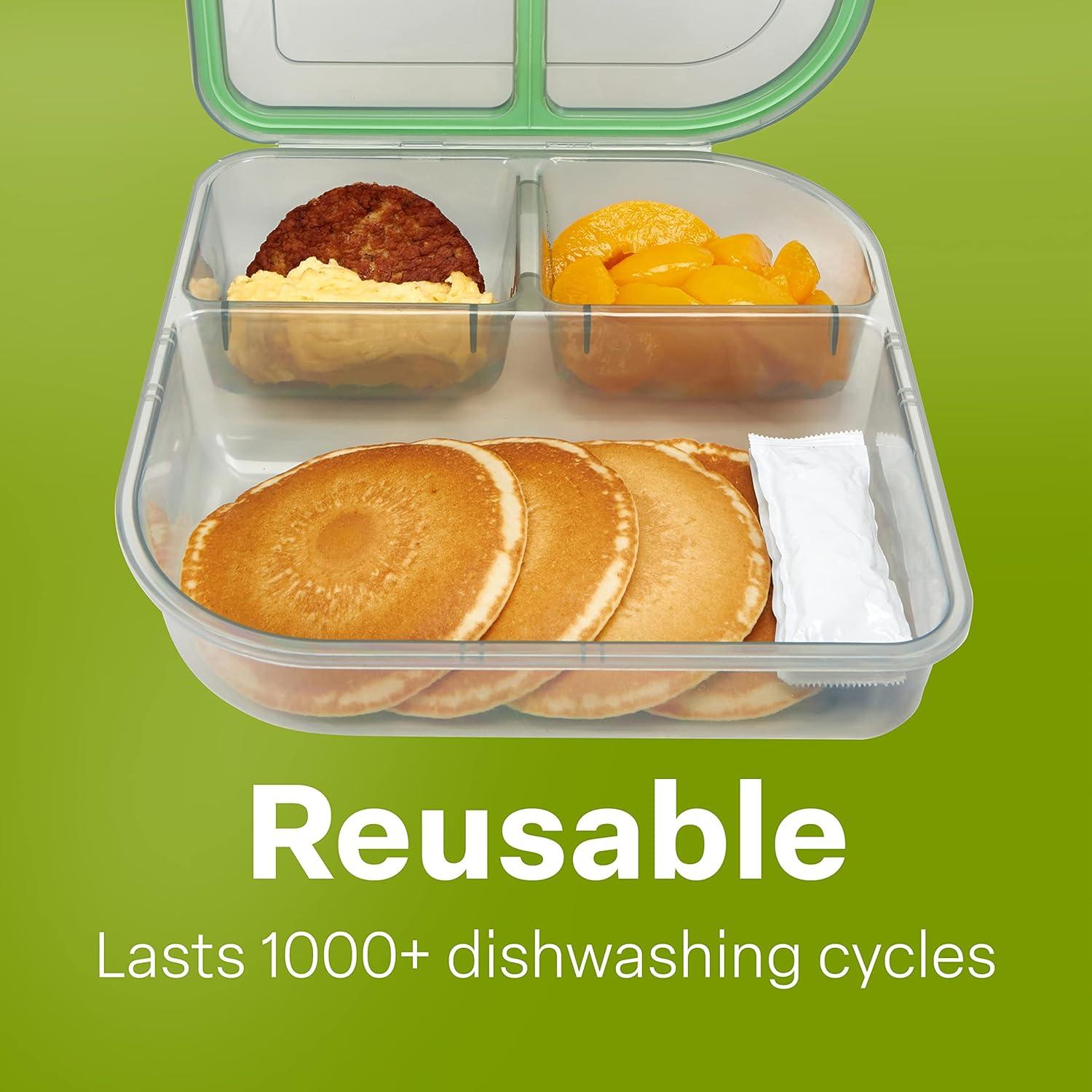 Contenedor de Comida MyGo 3 Compartimentos Grande 2.13L