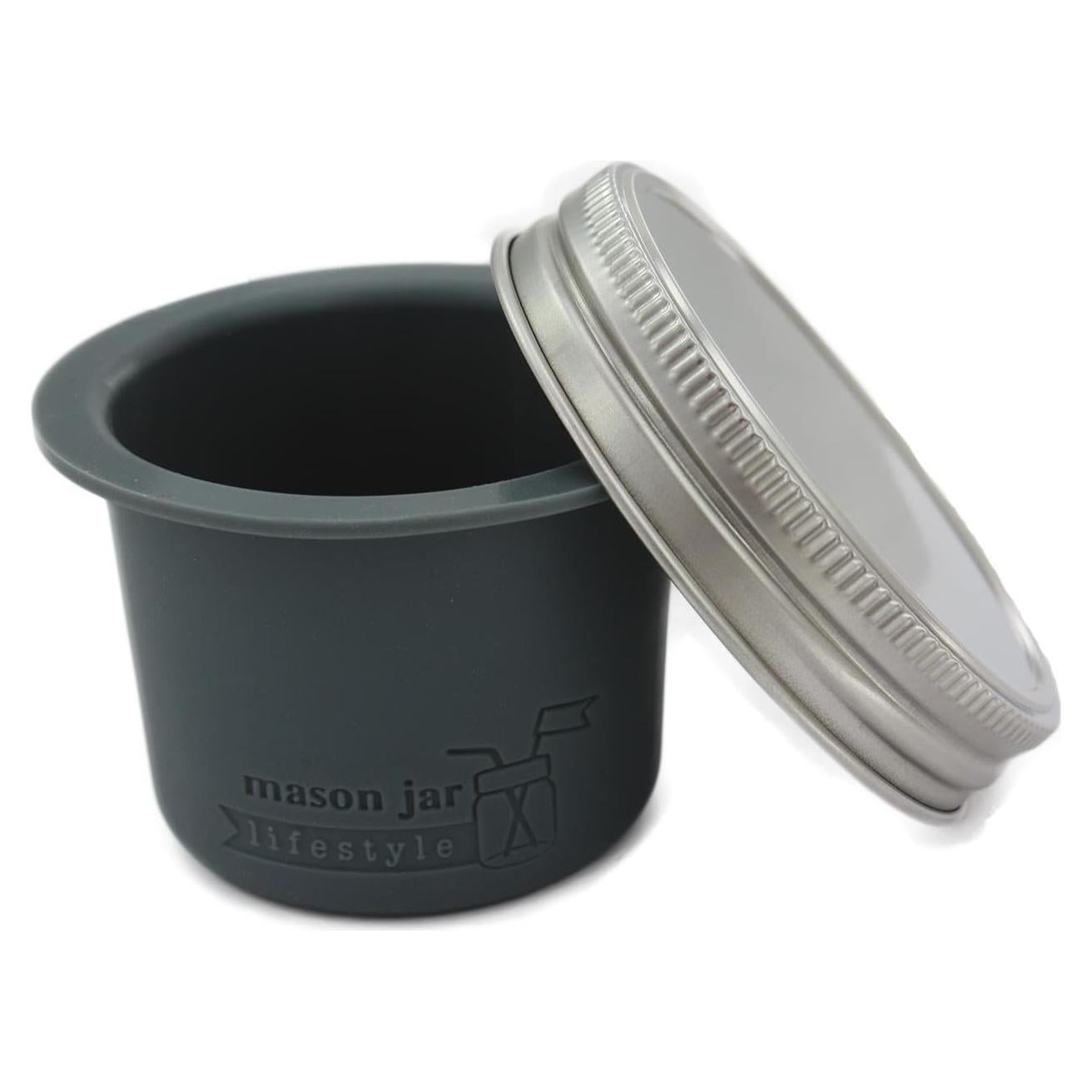 Taza Divisoria de Silicona Mason Jar Lifestyle - Boca Ancha 162 ml