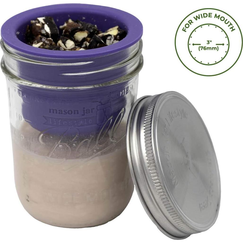 Taza Divisoria de Silicona Mason Jar Lifestyle - Boca Ancha 162 ml