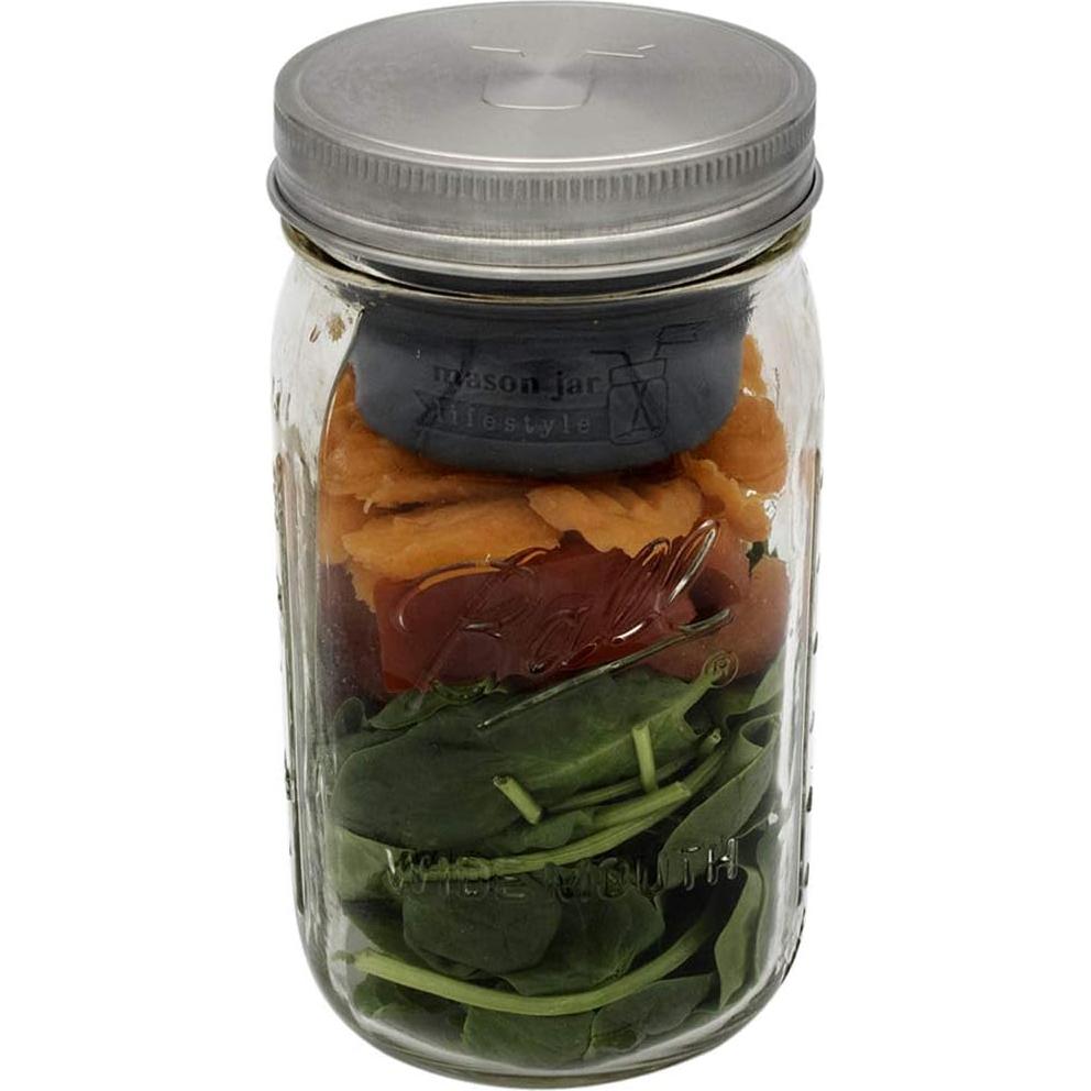 Taza Divisoria de Silicona Mason Jar Lifestyle - Boca Ancha 162 ml