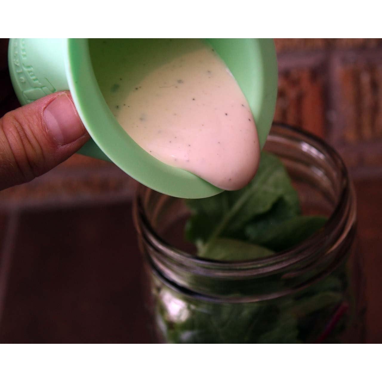 Taza Divisoria de Silicona Mason Jar Lifestyle - Boca Ancha 162 ml