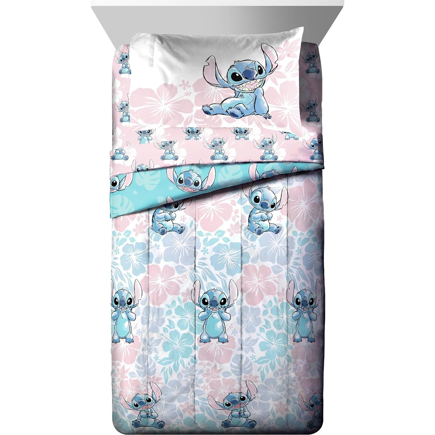 Juego de Edredón Twin Disney Lilo & Stitch 5 Piezas