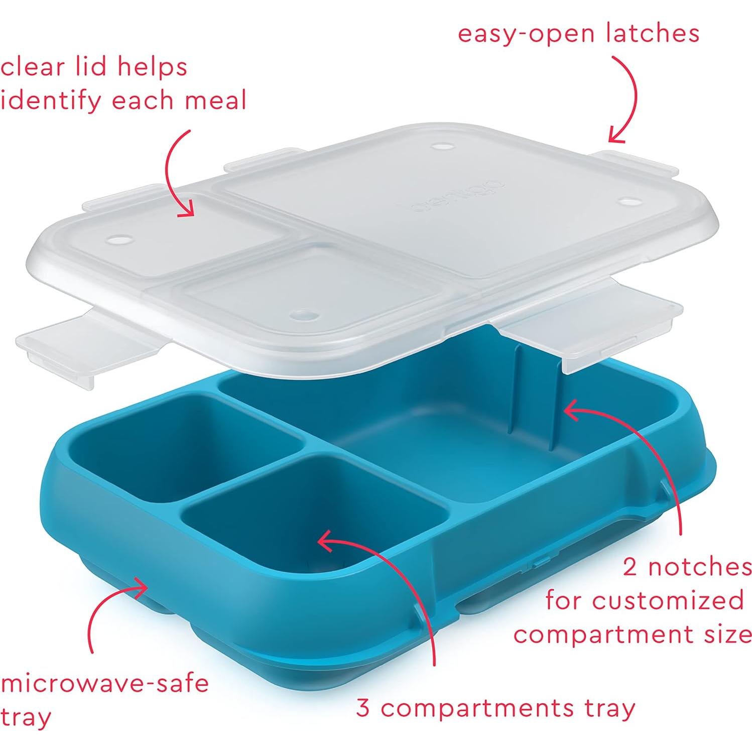 Bandeja de Repuesto Bentgo Pop Rojo Llama/Turquesa 5 Tazas