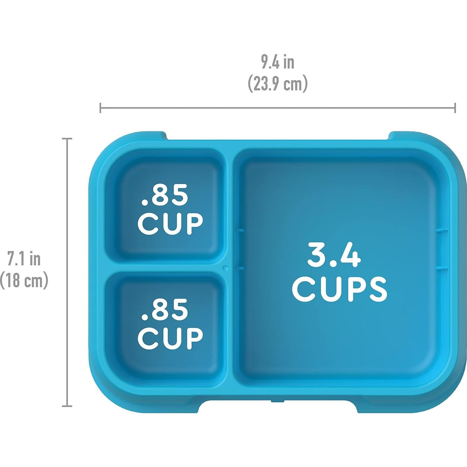 Bandeja de Repuesto Bentgo Pop Rojo Llama/Turquesa 5 Tazas