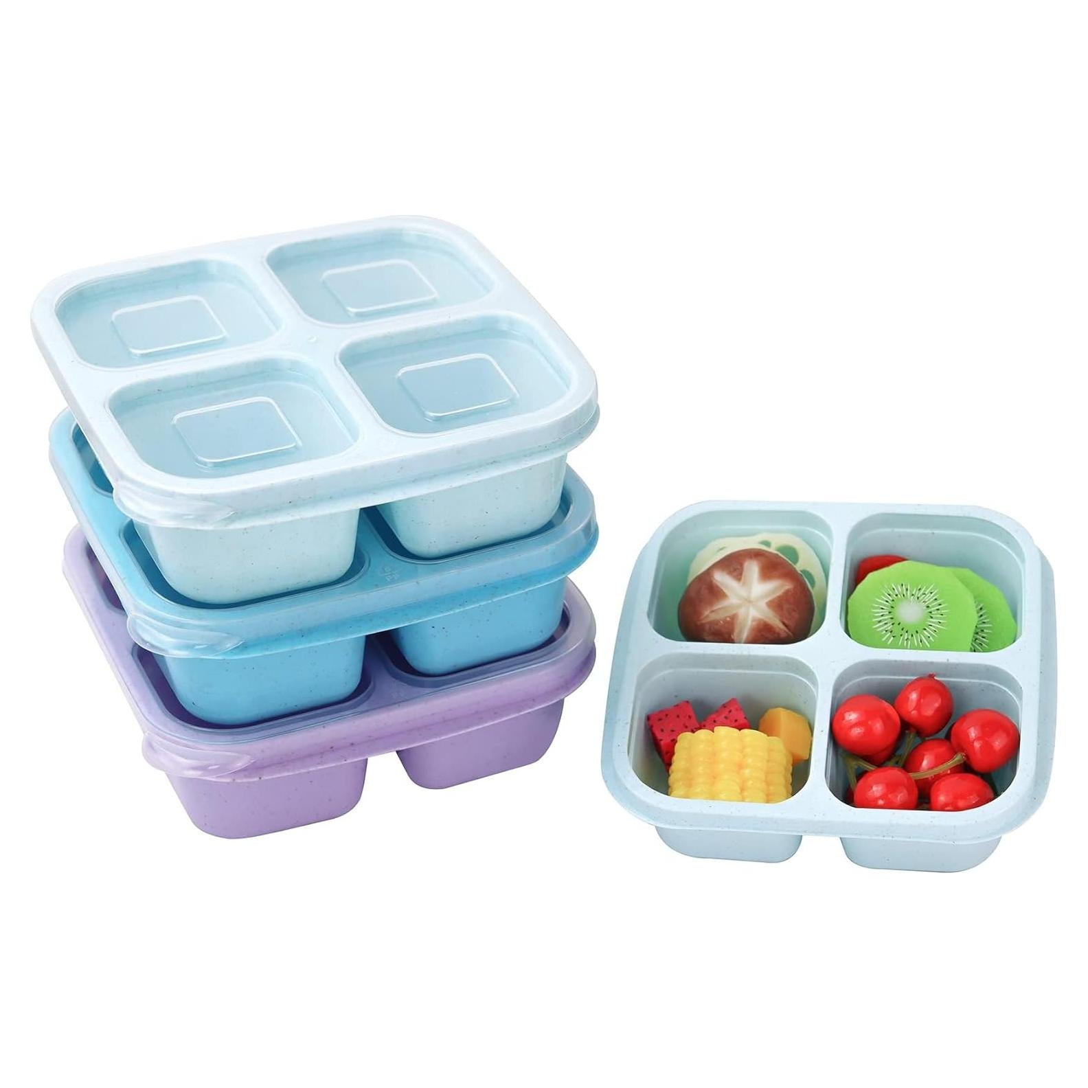 Contenedores de Comida Finorder 3 Paquetes Paja de Trigo