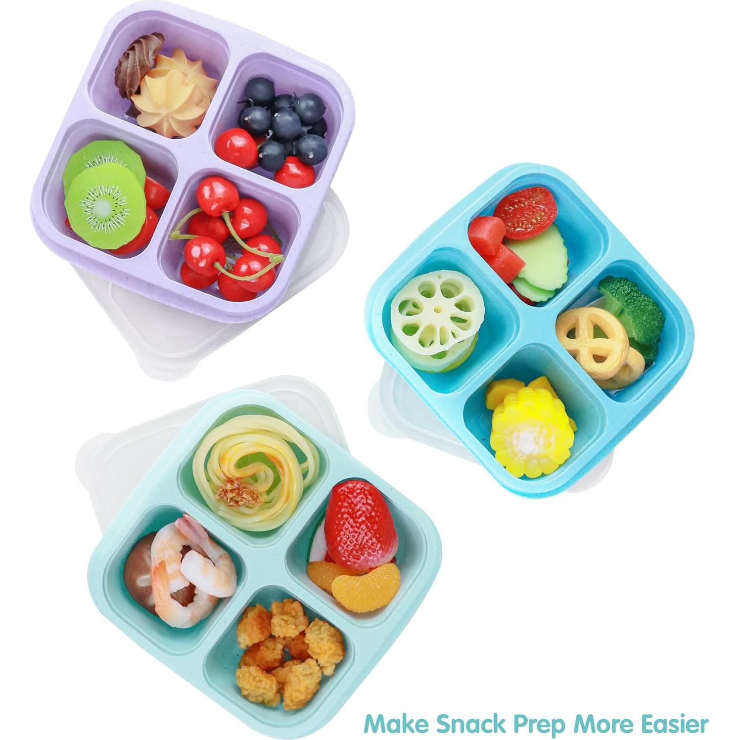 Contenedores de Comida Finorder 3 Paquetes Paja de Trigo