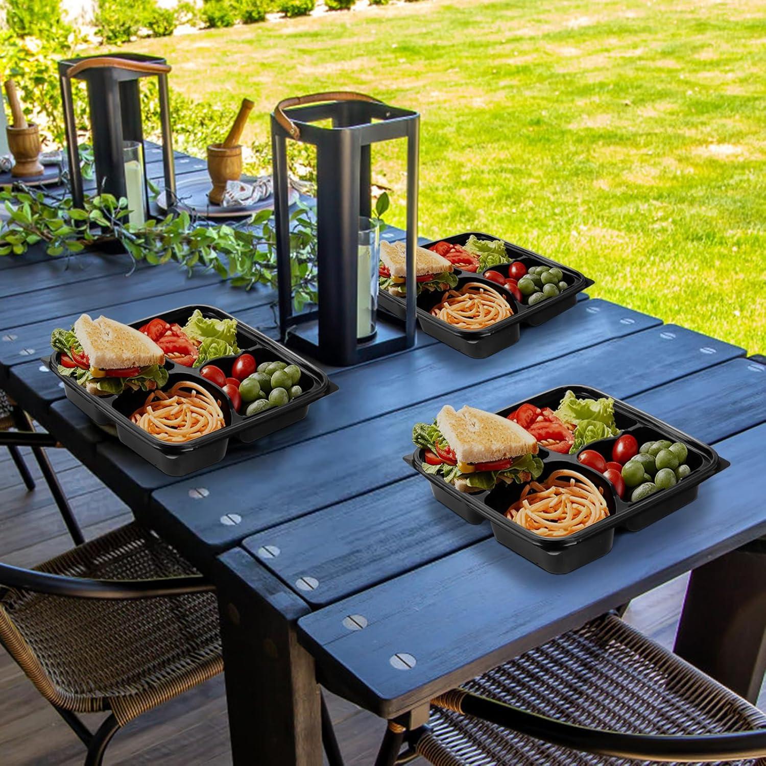 Paquete de 60 Contenedores para Comidas Noamus 34 oz