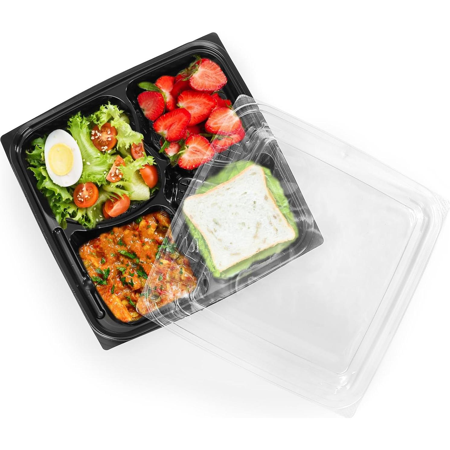 Paquete de 60 Contenedores para Comidas Noamus 34 oz