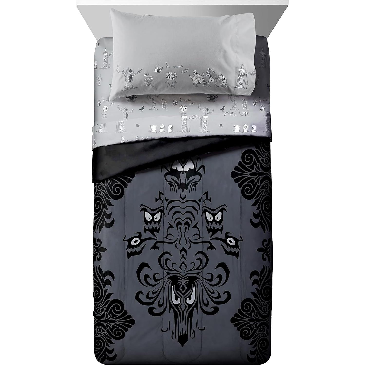 Juego de Cama Twin Disney Haunted Mansion 5 Piezas