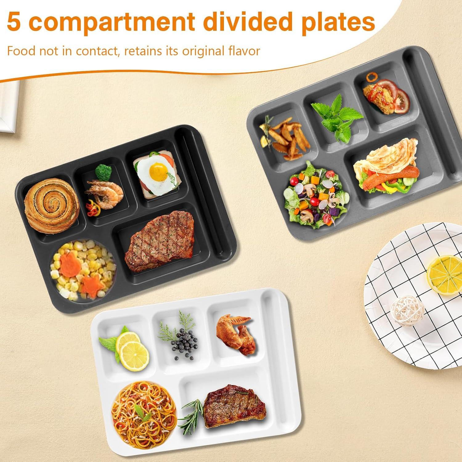 Platos Divididos Reutilizables DYB DONGYONGBAO 35.56 cm 3 Piezas