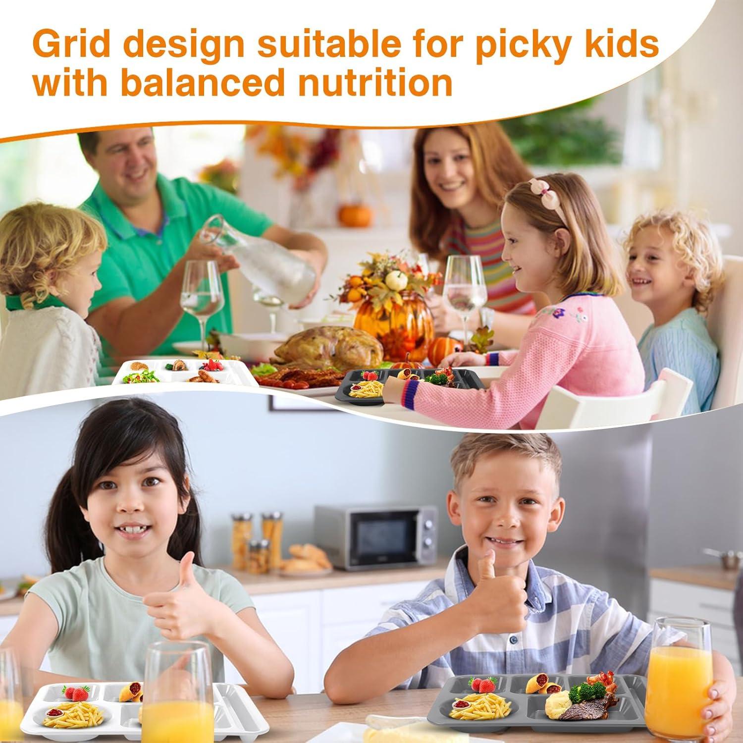 Platos Divididos Reutilizables DYB DONGYONGBAO 35.56 cm 3 Piezas