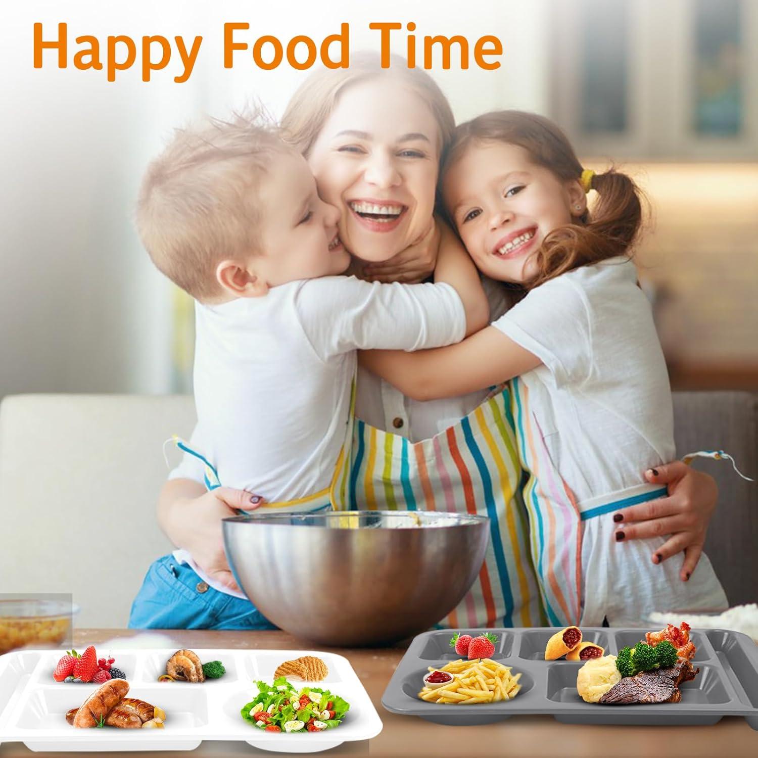 Platos Divididos Reutilizables DYB DONGYONGBAO 35.56 cm 3 Piezas