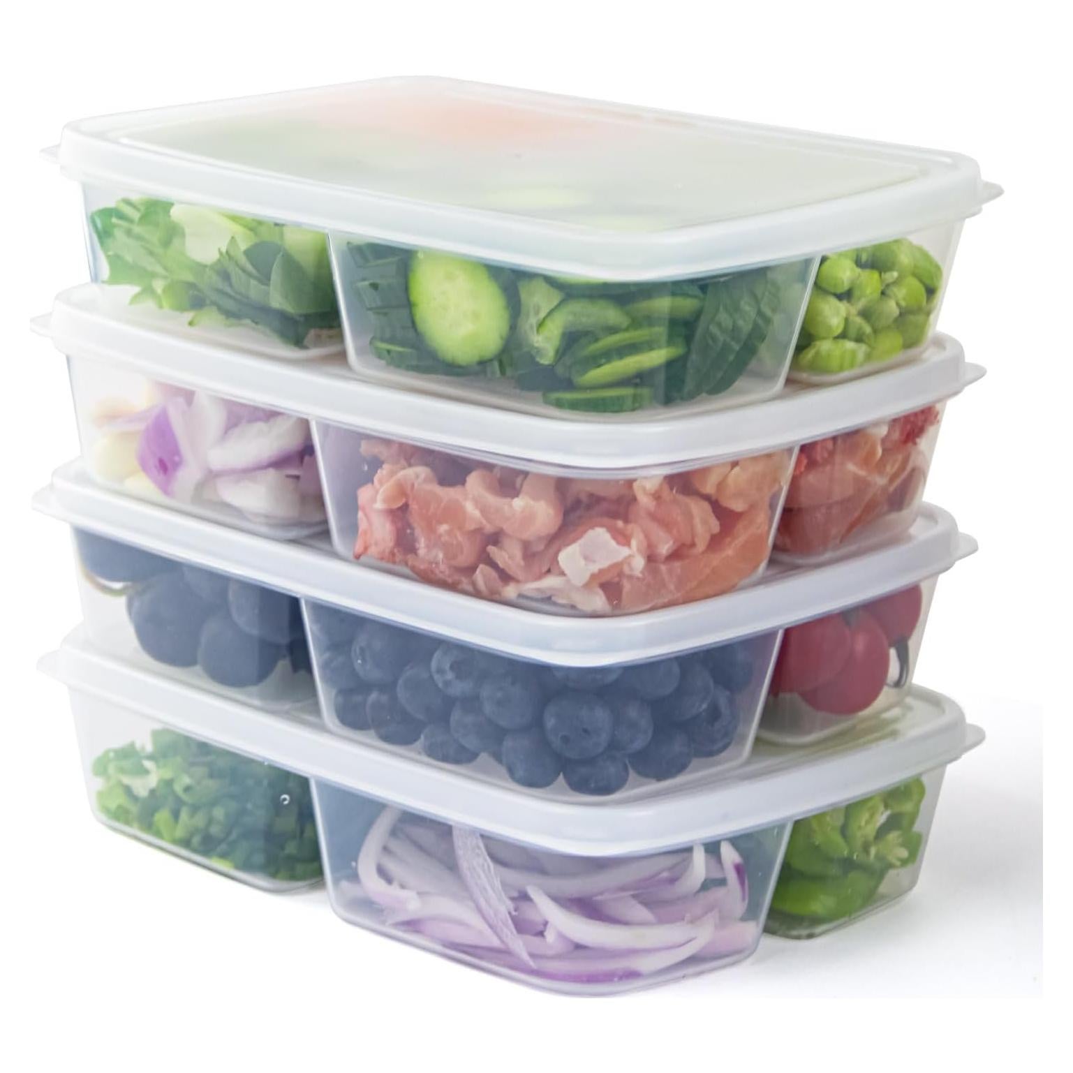 Recipientes de Almacenamiento de Alimentos Zuiaso 4 Pcs 550g