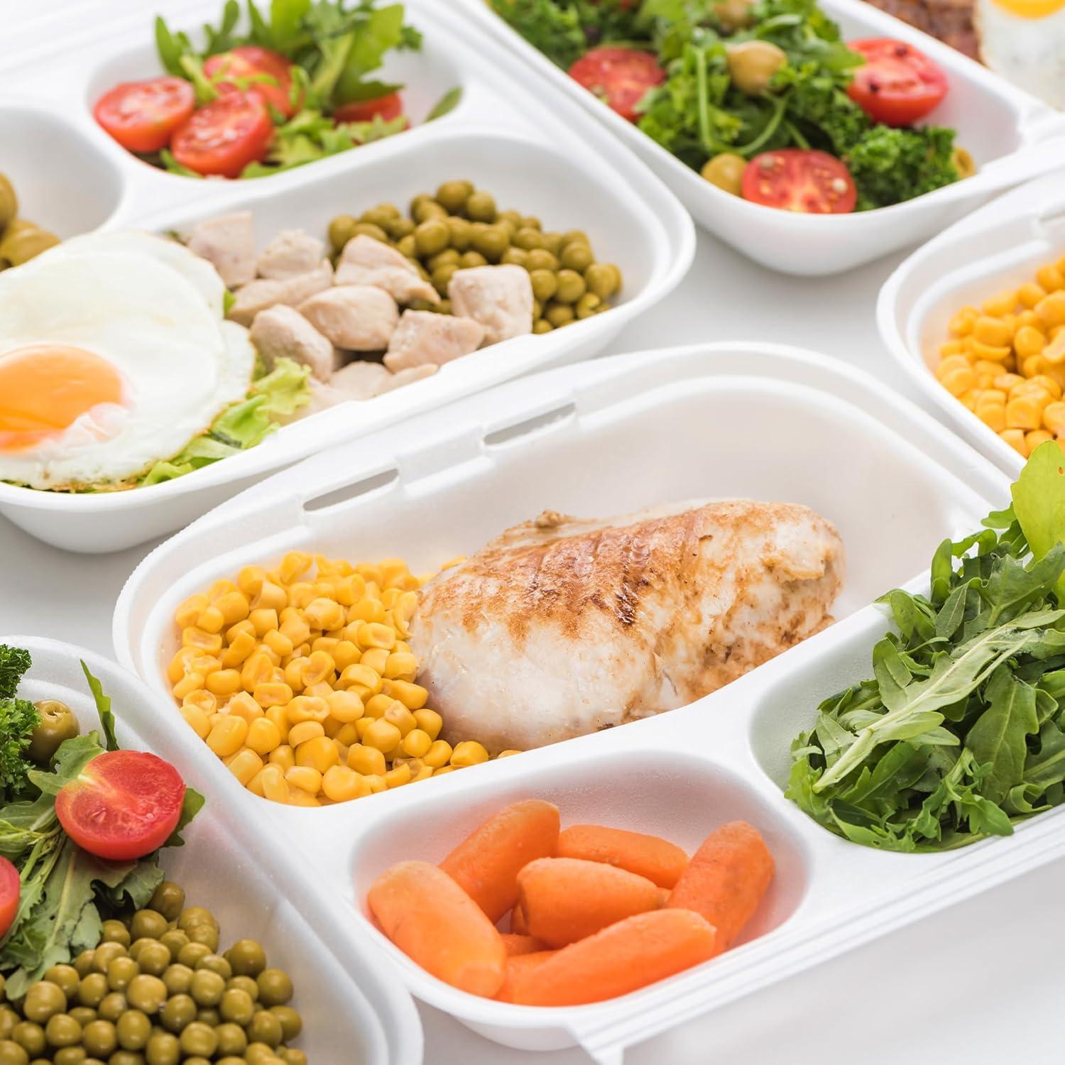 Contenedores de Comida Compostables Freshware 20x20 cm 50 Pack