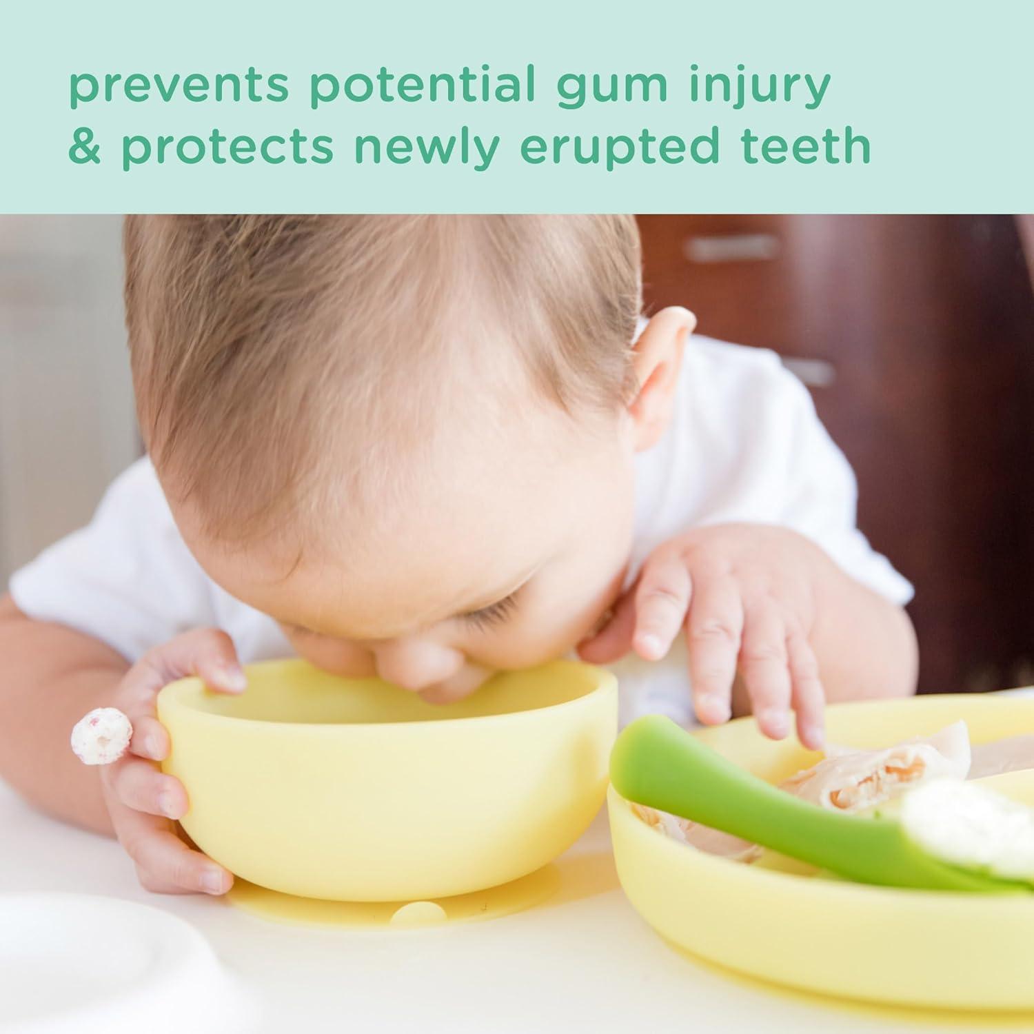 Tazón de Silicona Olababy 227g con Tapa para Bebés Coral