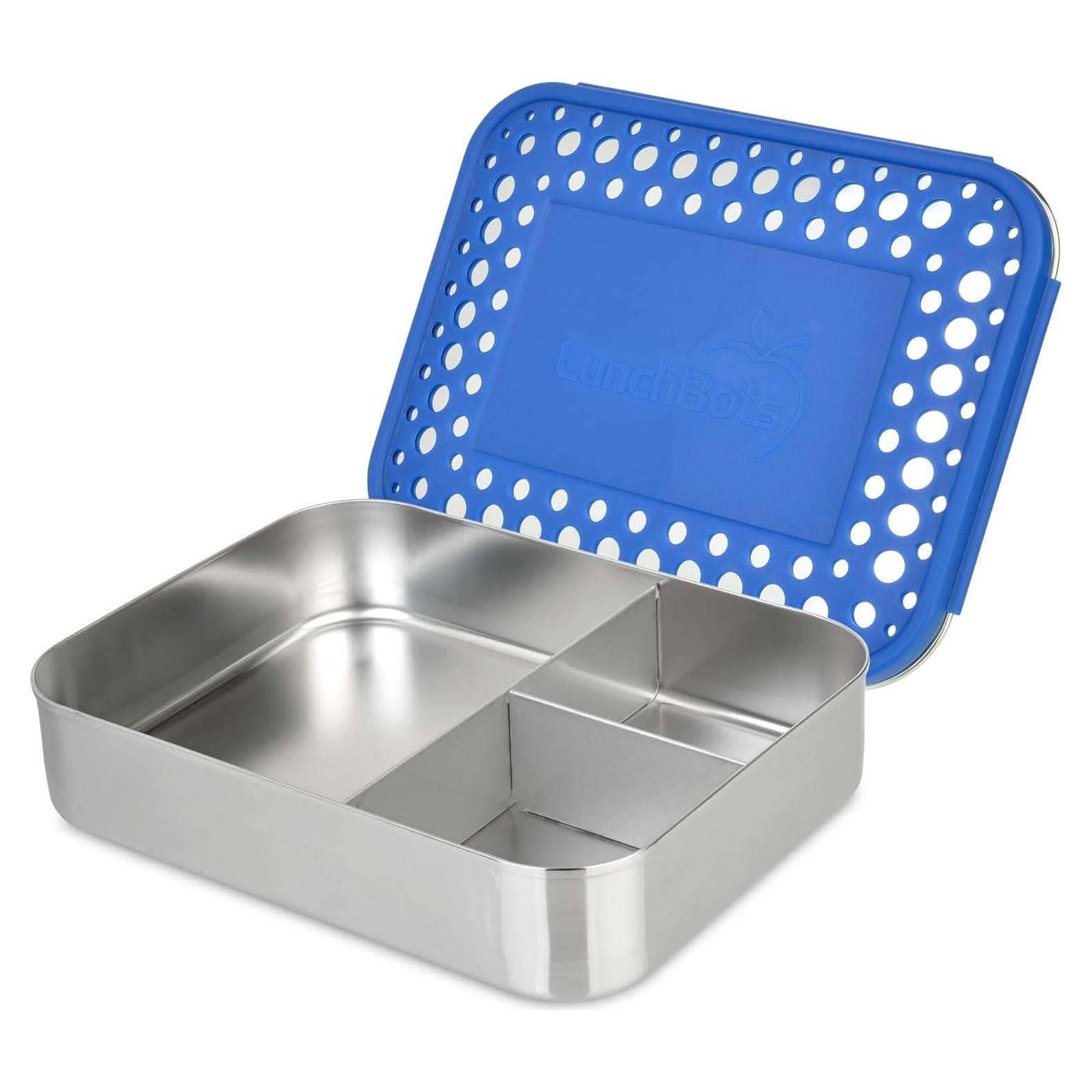 Contenedor de Almuerzo LunchBots Trio Acero Inoxidable 3 Secciones