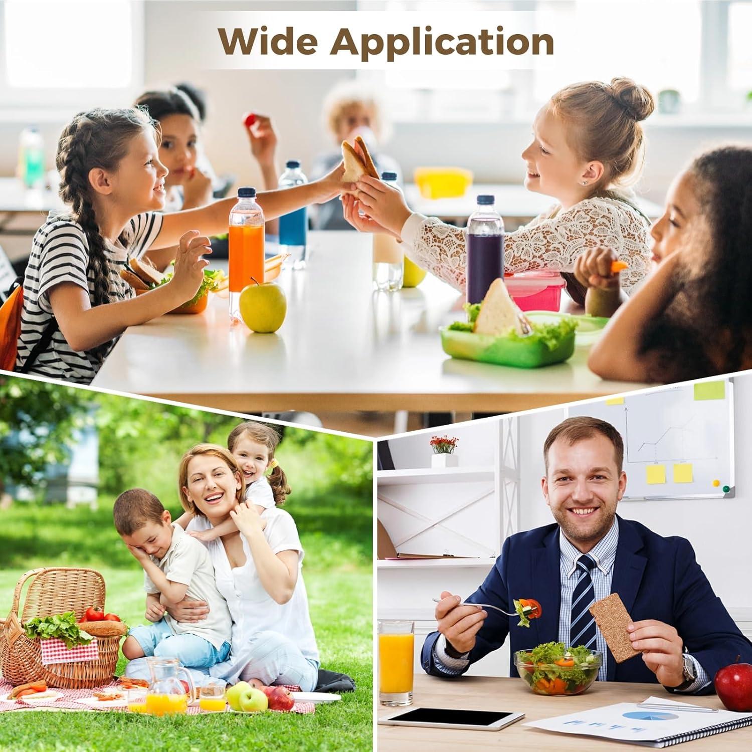 Conjunto 2 Cajas Bento Acero Inoxidable OMISTAR 1200 ml