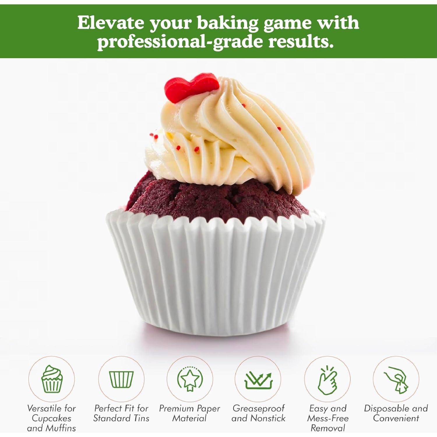 Cápsulas para Hornear Regency Wraps Jumbo 100 Unidades Blancas