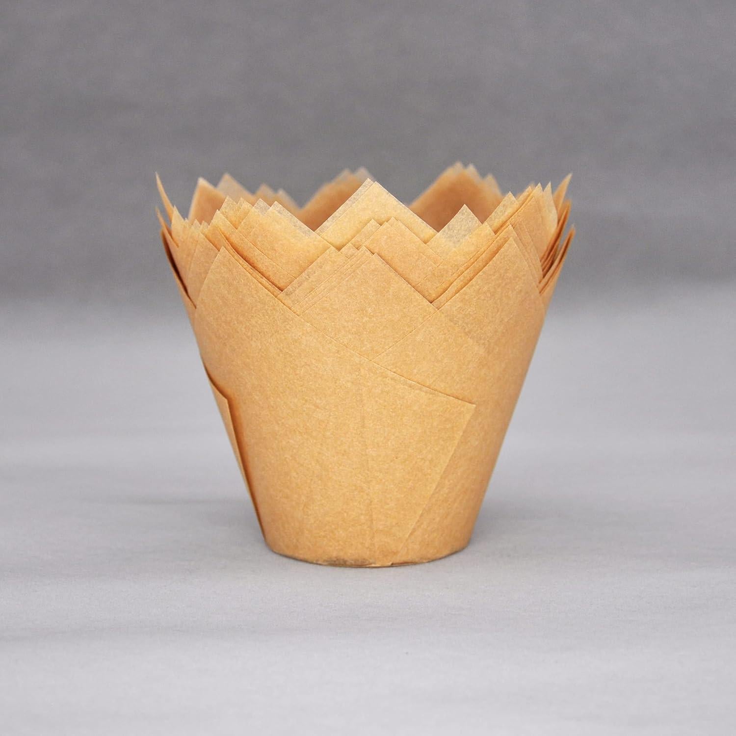 Tazas de papel para cupcakes Jumbo QLSmypkg 125 piezas