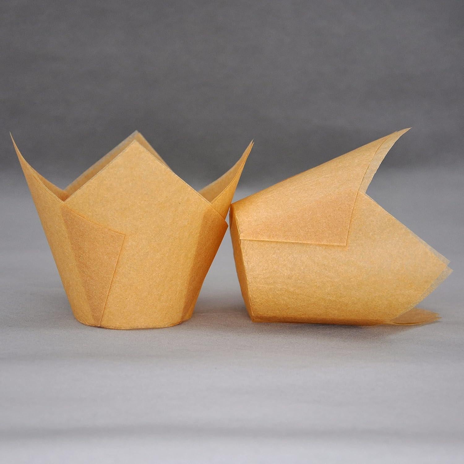 Tazas de papel para cupcakes Jumbo QLSmypkg 125 piezas