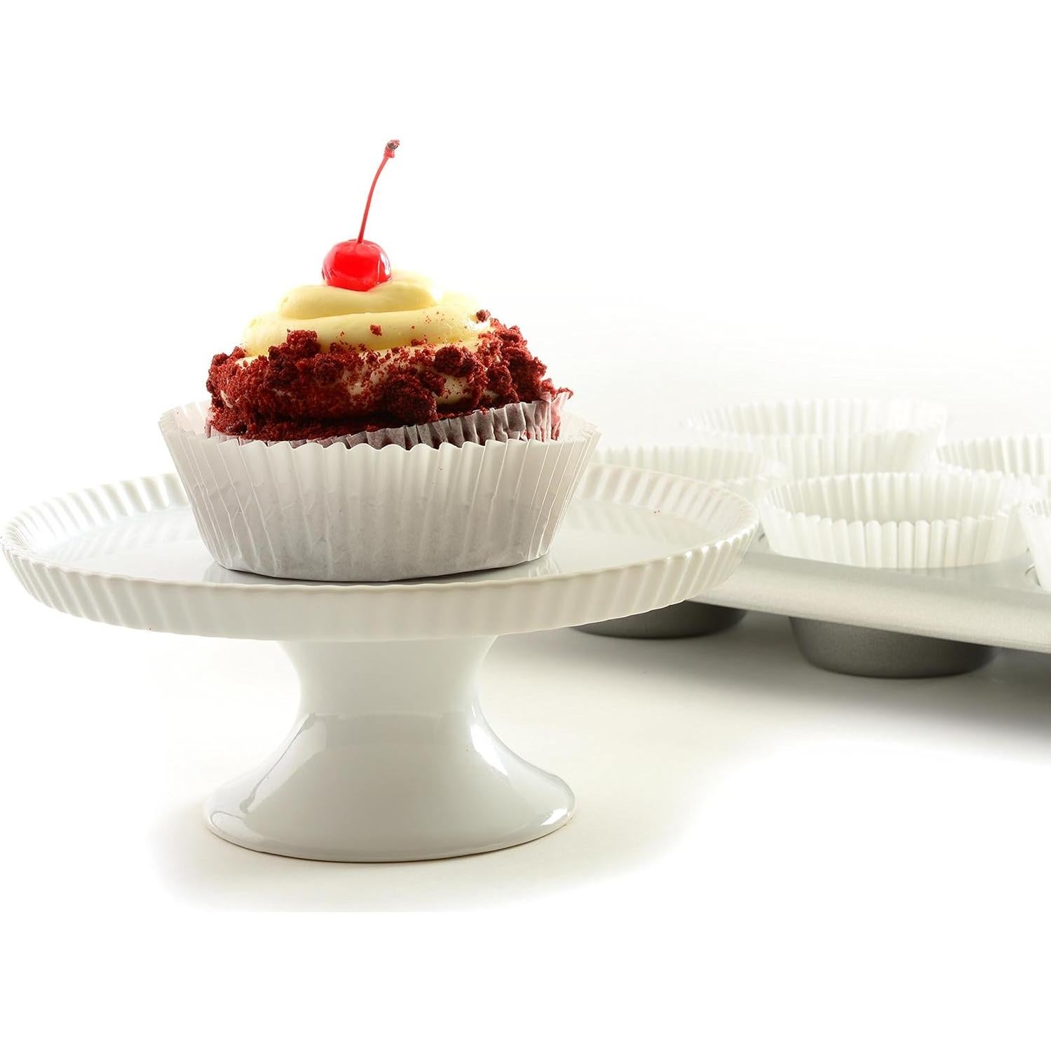 Tazas de Muffin Gigantes Norpro, Paquete de 500 Blancas