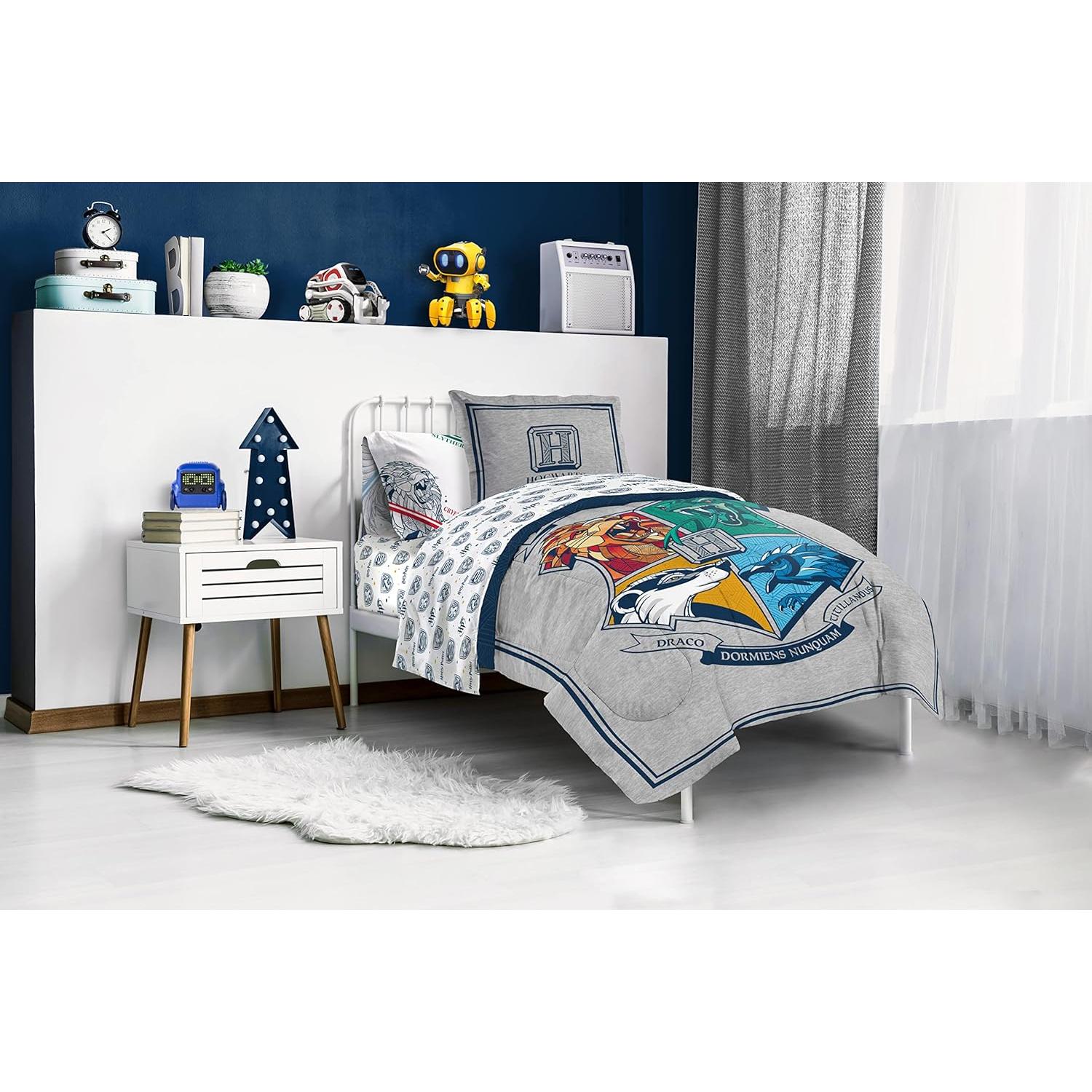 Juego de Cama Harry Potter Jay Franco Individual 5 Piezas