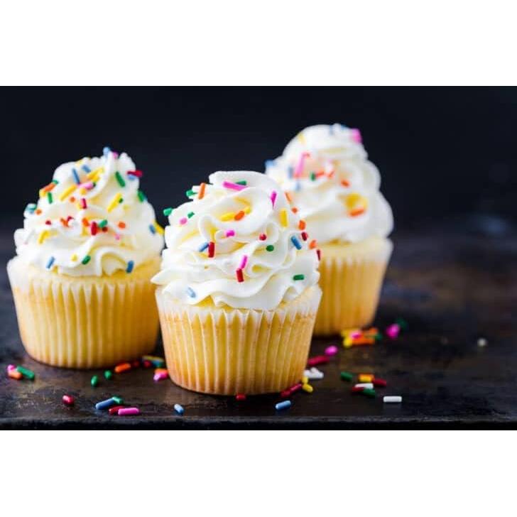 100 Forros de Muffin Jumbo HOUZZKINGZ Blancos 6 cm Redondos