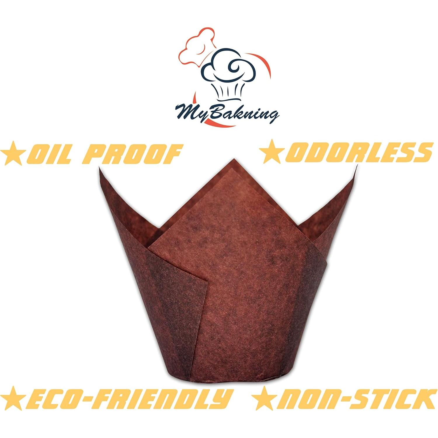 Tazas para Hornear Tulipán MyBakning Extra Grande 130 Piezas