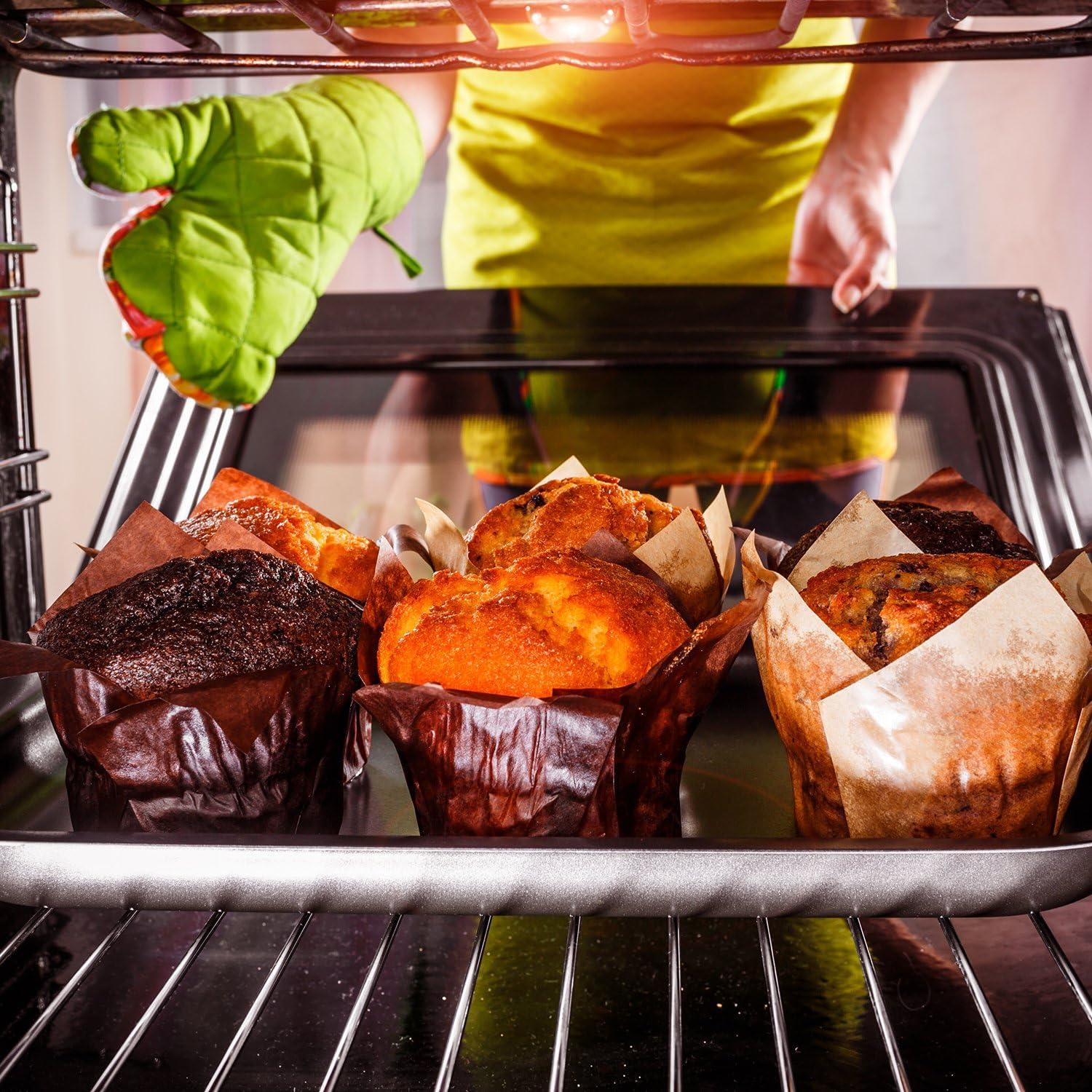 Moldes para Hornear Tulipán Ruisita 150 Piezas Mini Natural