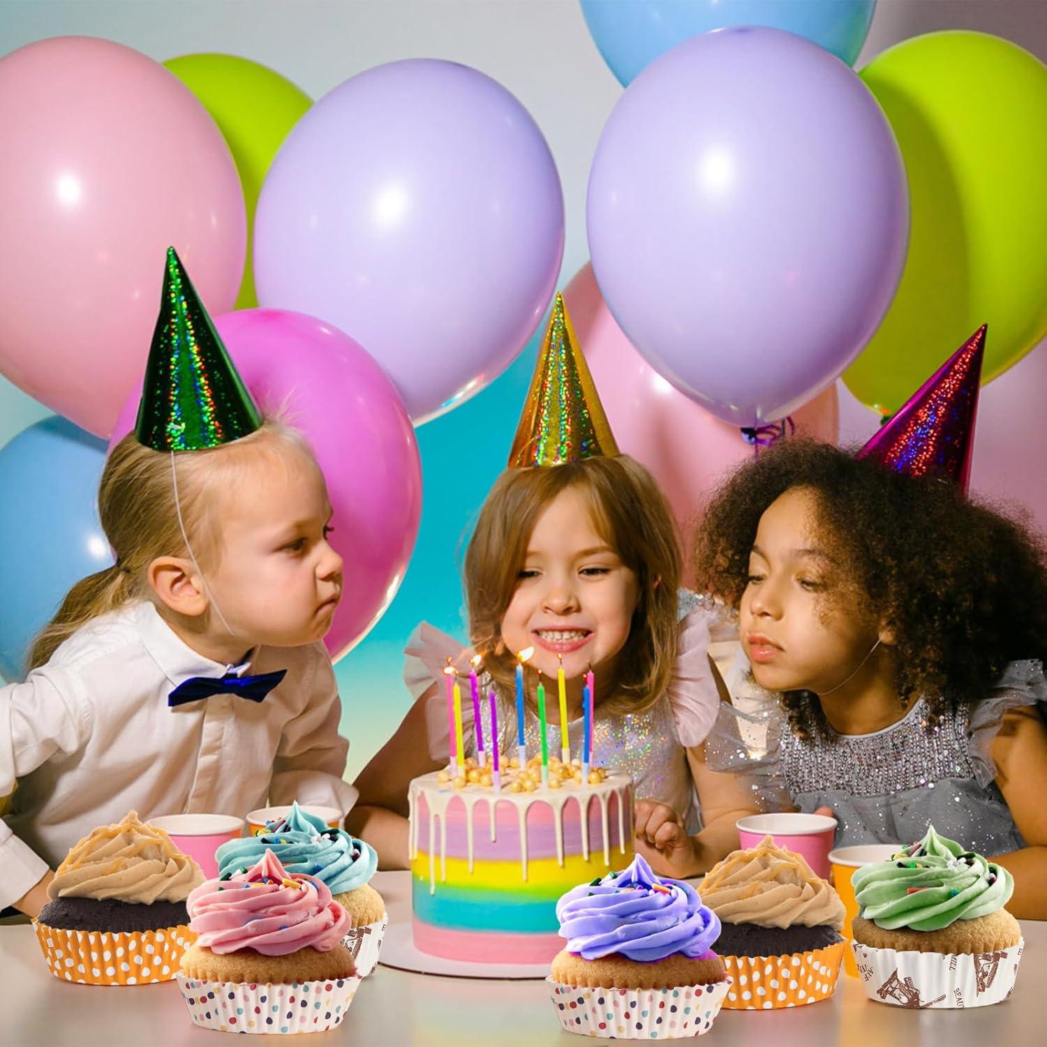 Forros de Cupcake Jumbo Youeon 600 Pcs 8.9 cm Antiadherentes