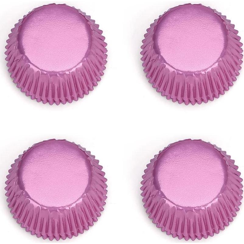 Forros de Cupcake Mini GiFBERA Rosa 300 Piezas 3.25 cm