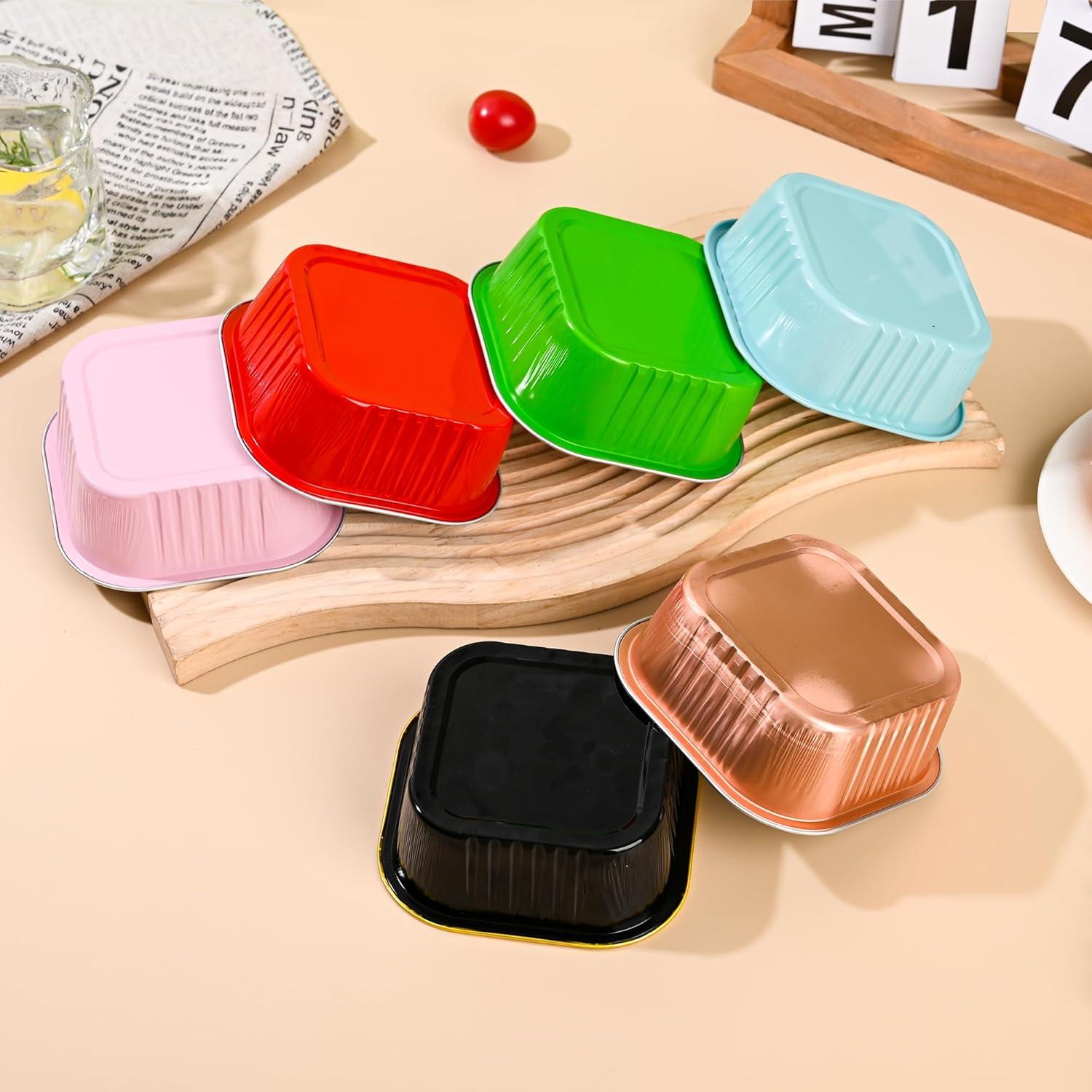 Mini Moldes para Pasteles de Aluminio Findful 10oz 40 Paquete