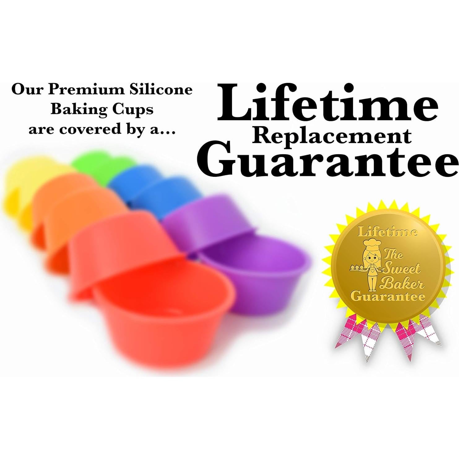 Copa de Hornear Jumbo El Dulce Horneador 12 Piezas Silicona