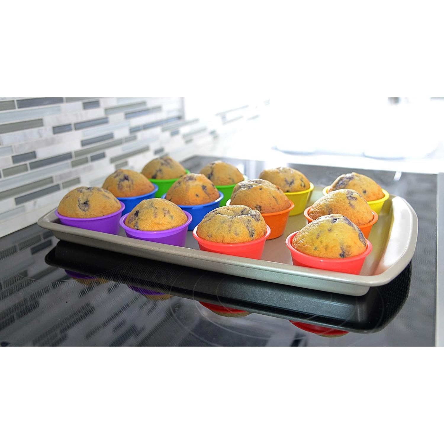 Copa de Hornear Jumbo El Dulce Horneador 12 Piezas Silicona