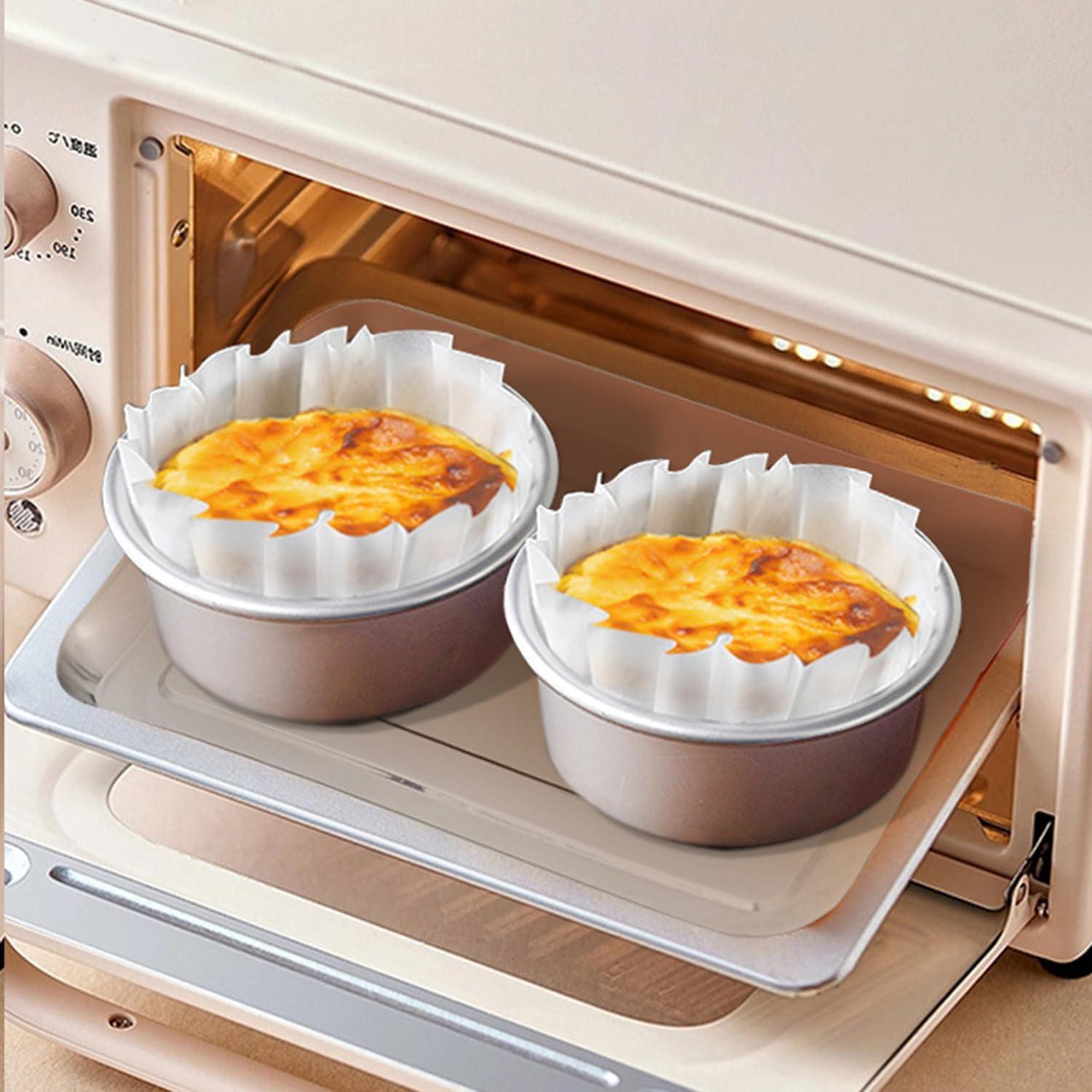 100 Forros de Papel Parchment Desechables YJLMTCF 10.16 cm