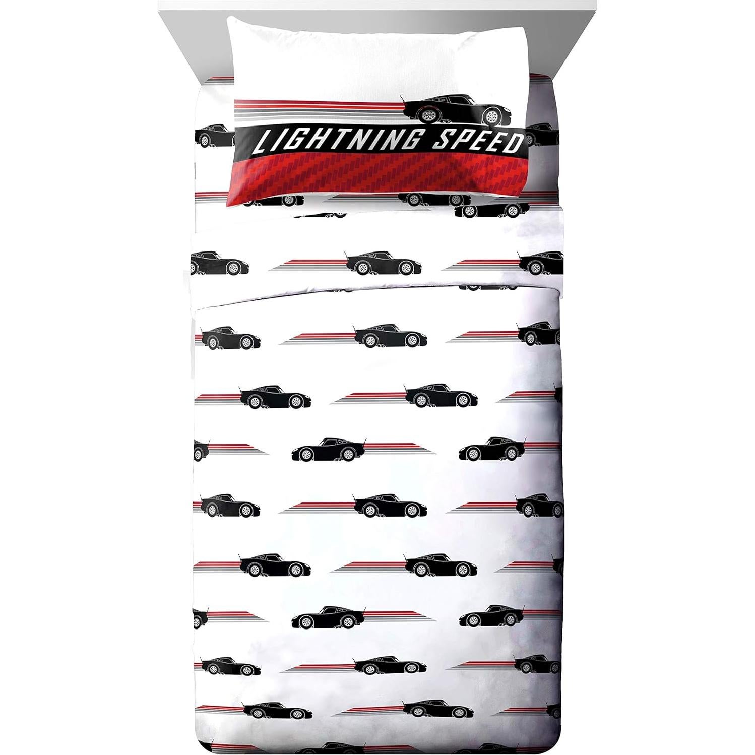 Juego de Cama Twin Jay Franco Cars 5 Piezas Microfibra