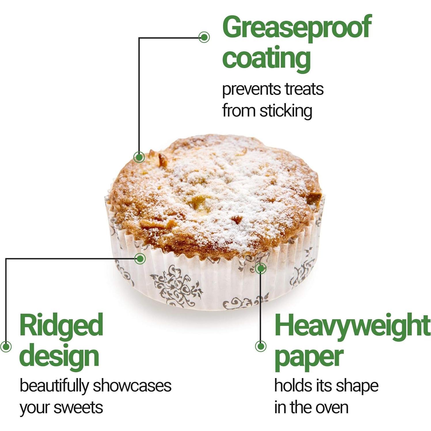 Moldes para Hornear 200 Unidades Restaurantware Floral Vintage