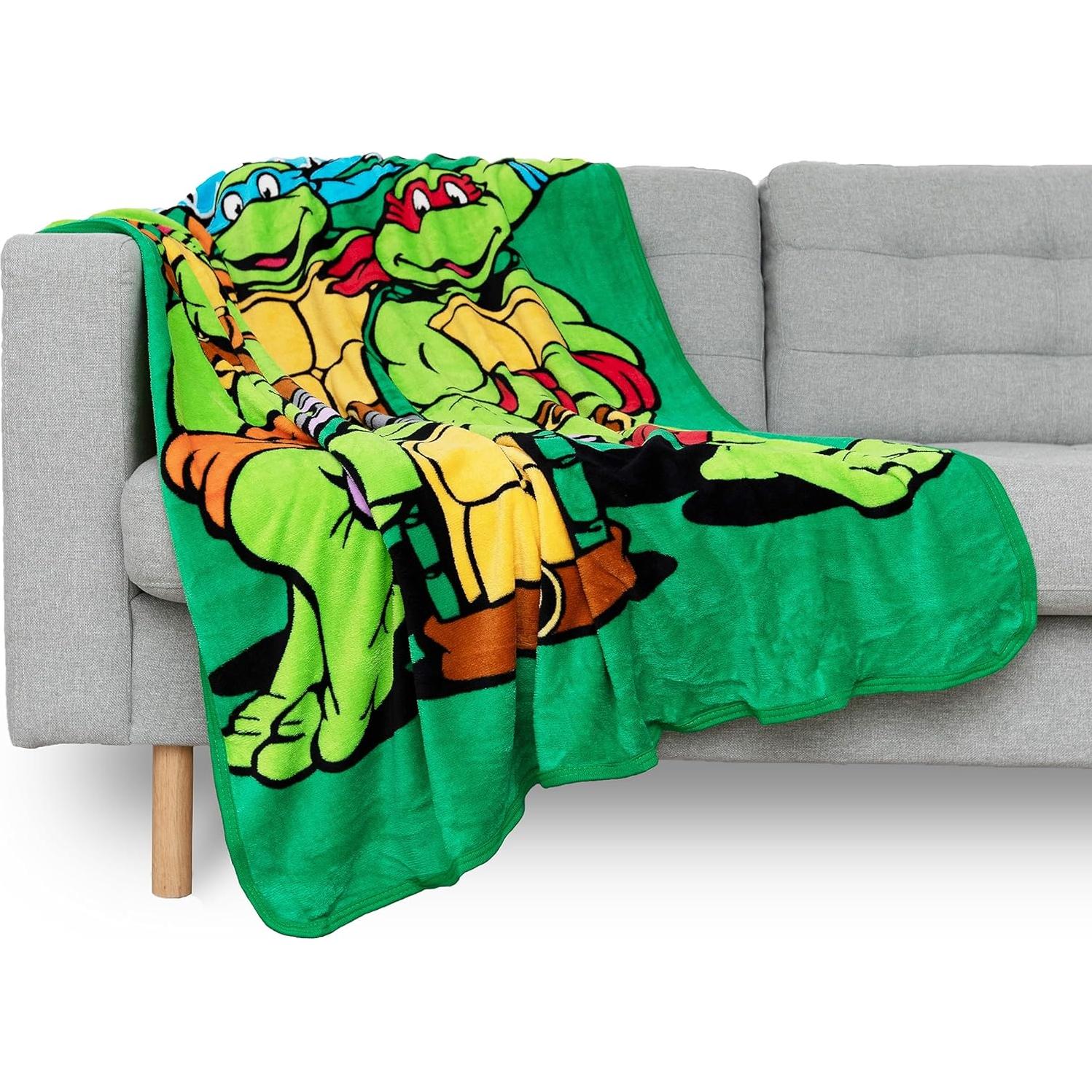 Manta Micro Raschel Tortugas Ninja Northwest 117 x 152 cm