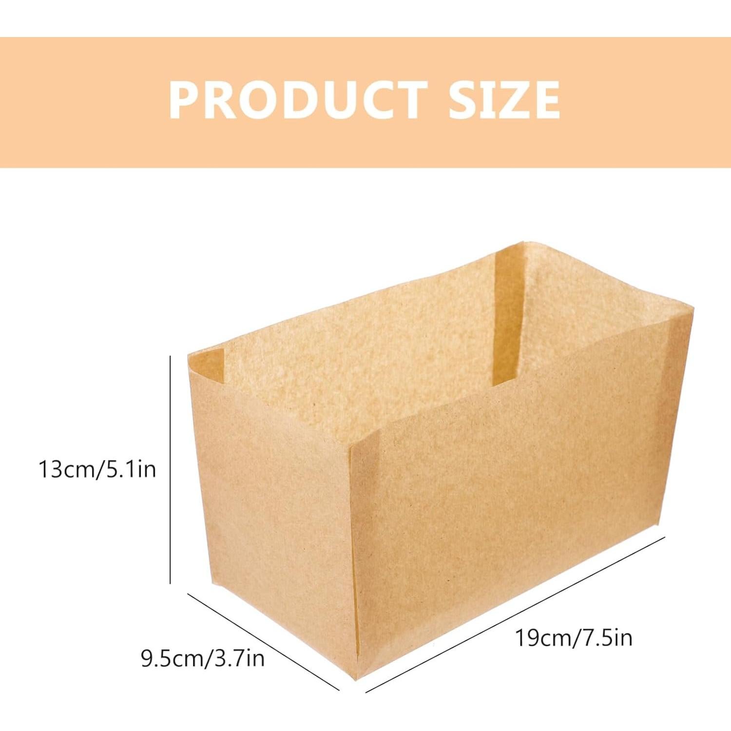 Forros de Pan Desechables Kichvoe 50pcs 19x13.5cm Antiadherentes