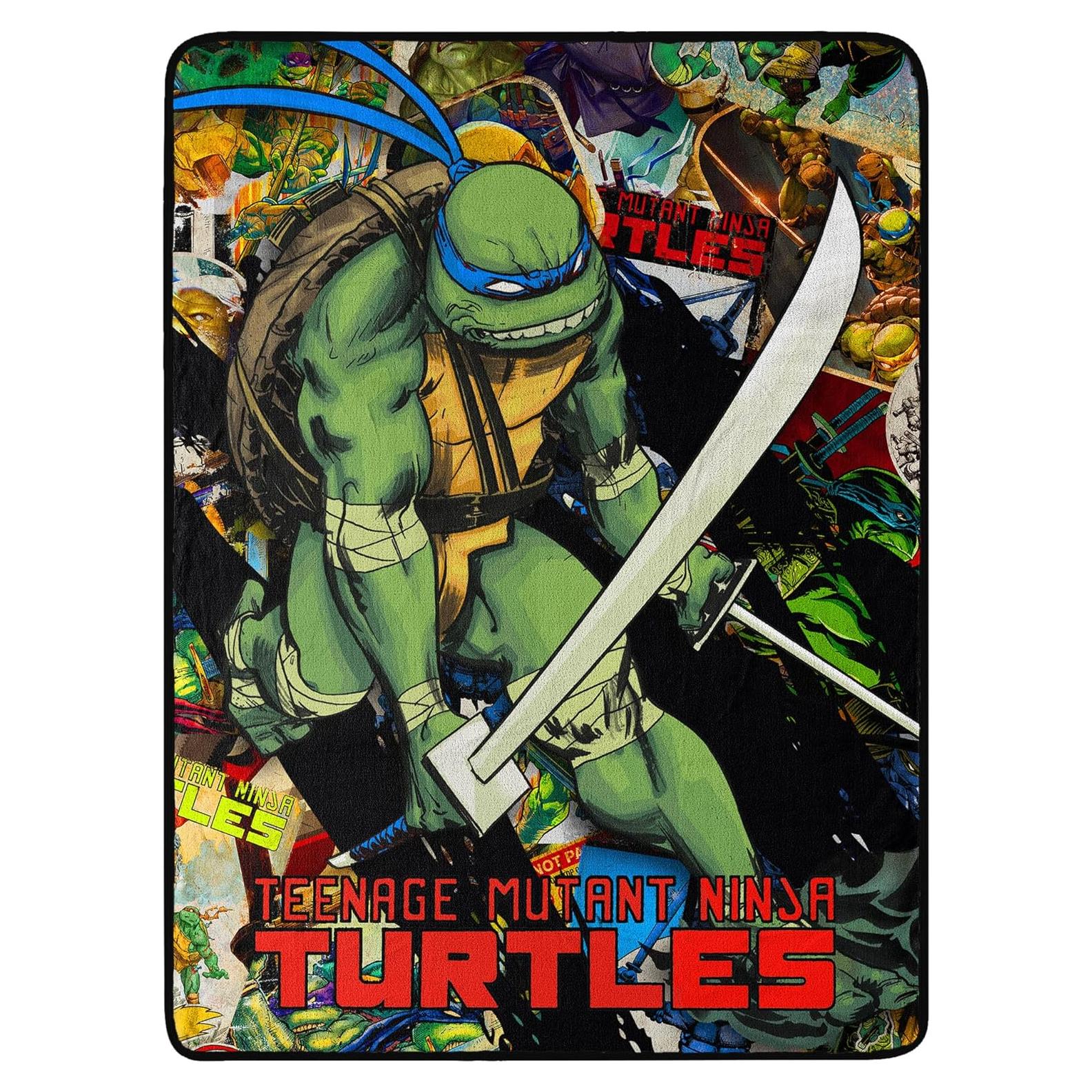 Manta Micro Raschel Tortugas Ninja Northwest 116x152 cm